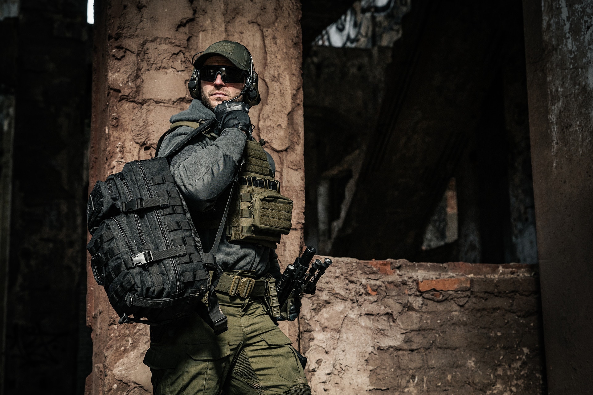 Batoh Brytzky Tactical Polygon Small 20 l - Black