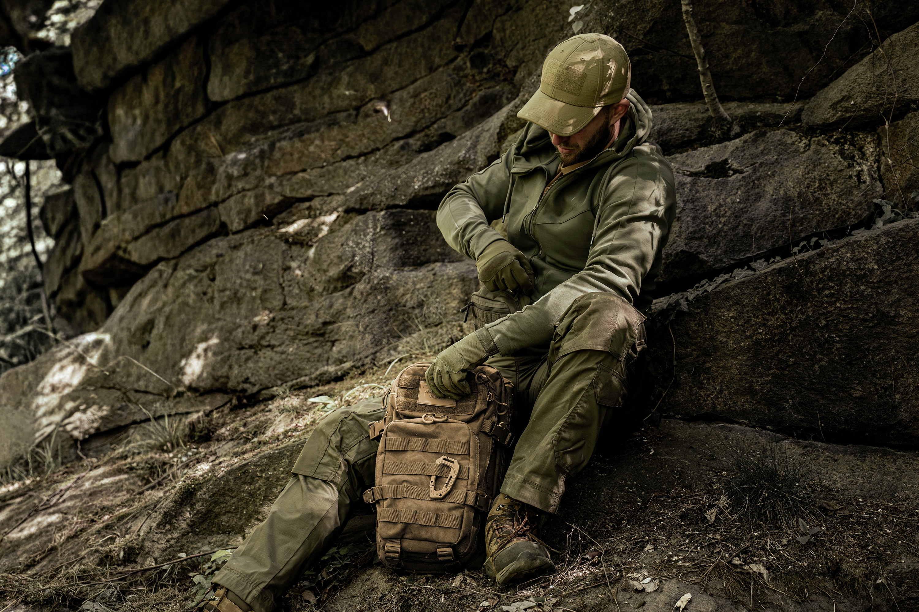 Batoh Brytzky Tactical Polygon Small 20 l - Coyote