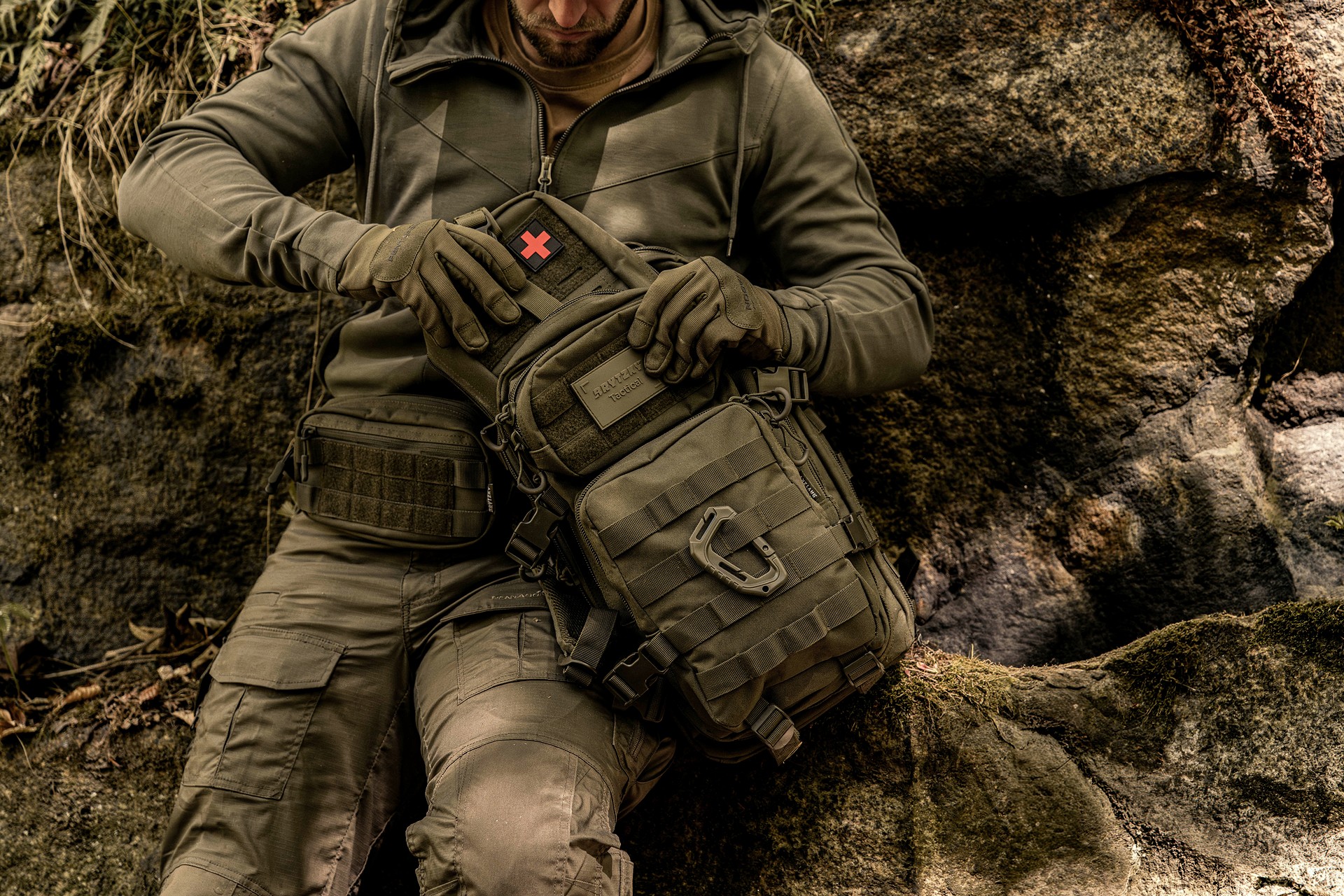 Taktická lékárnička Brytzky Tactical MOLLE IFAK – Olive