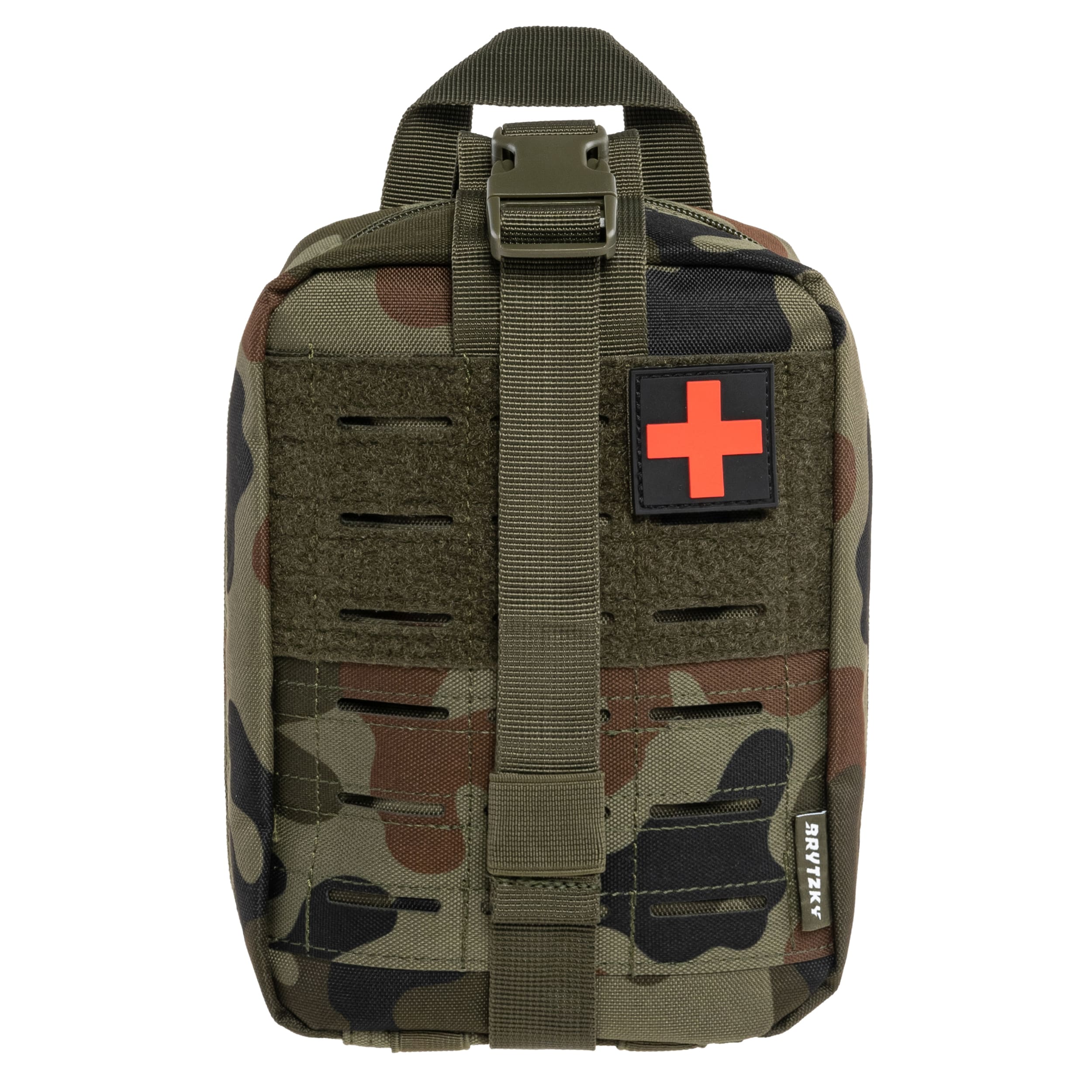 Taktická lékárnička Brytzky Tactical MOLLE IFAK – wz.93 Pantera PL Woodland