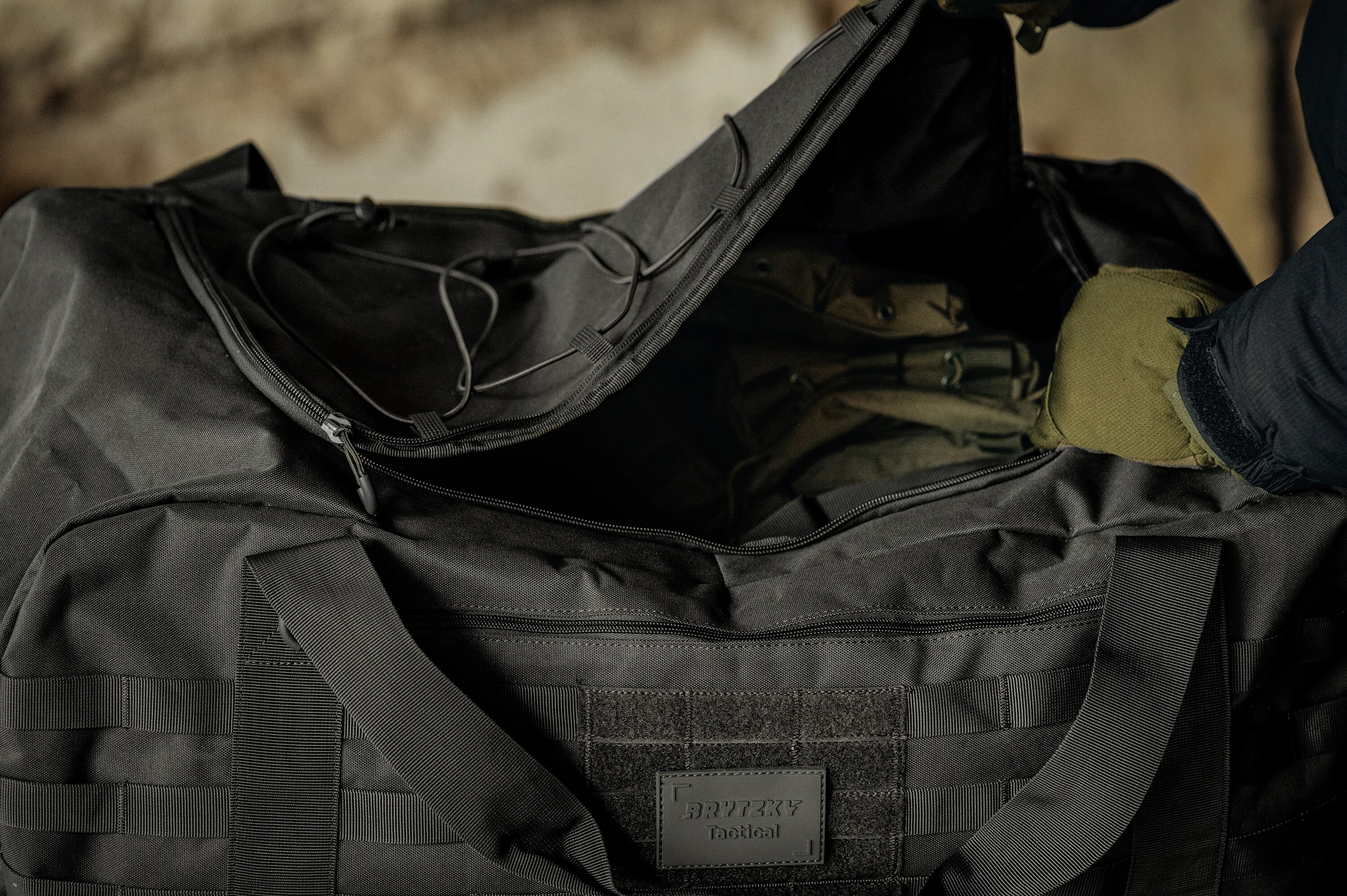 Taška Brytzky Tactical Garrison 100 l - Black