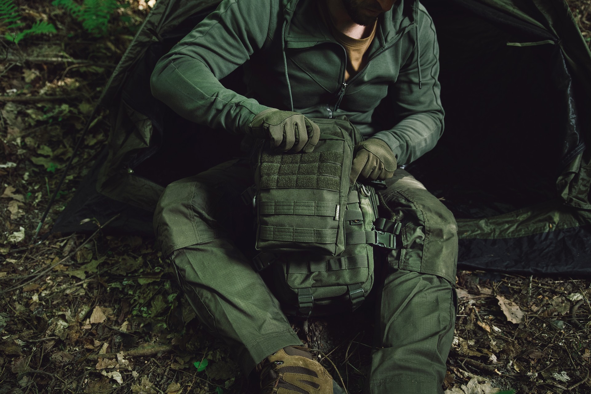 Kapsa Brytzky Tactical Field Pouch Large - Olive