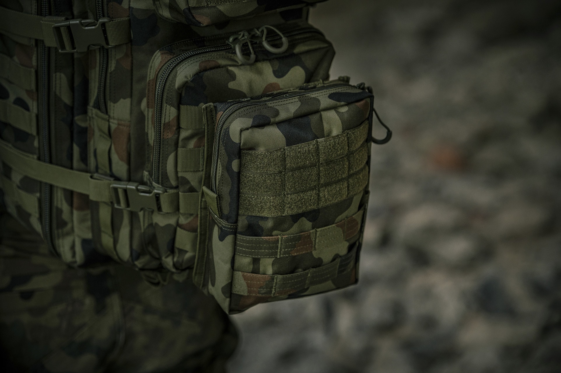Kapsa Brytzky Tactical Field Pouch Large - wz.93 Pantera PL Woodland