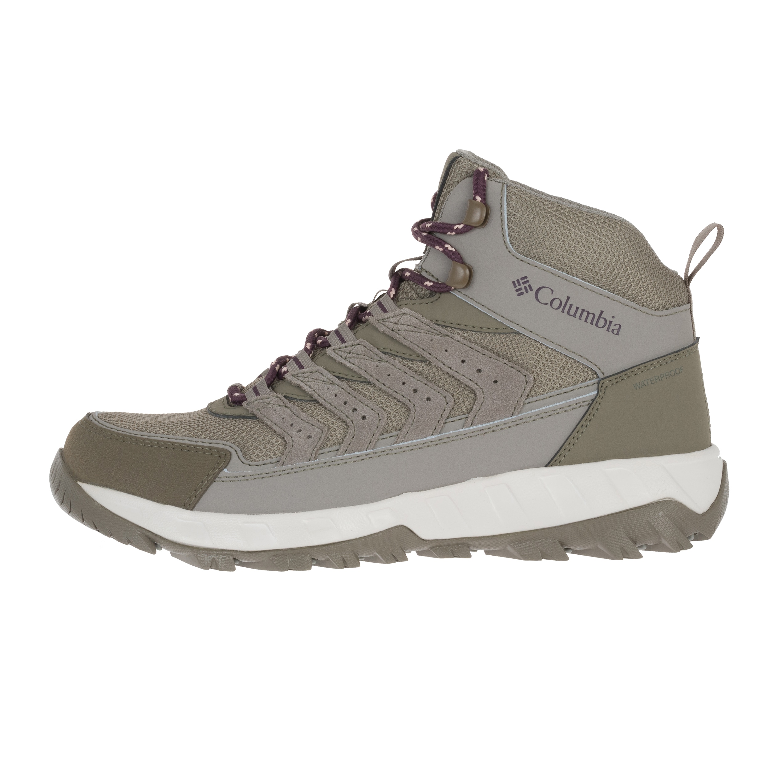 Dámské boty Columbia Strata Trail Mid Waterproof - Kettle/Blush Rose