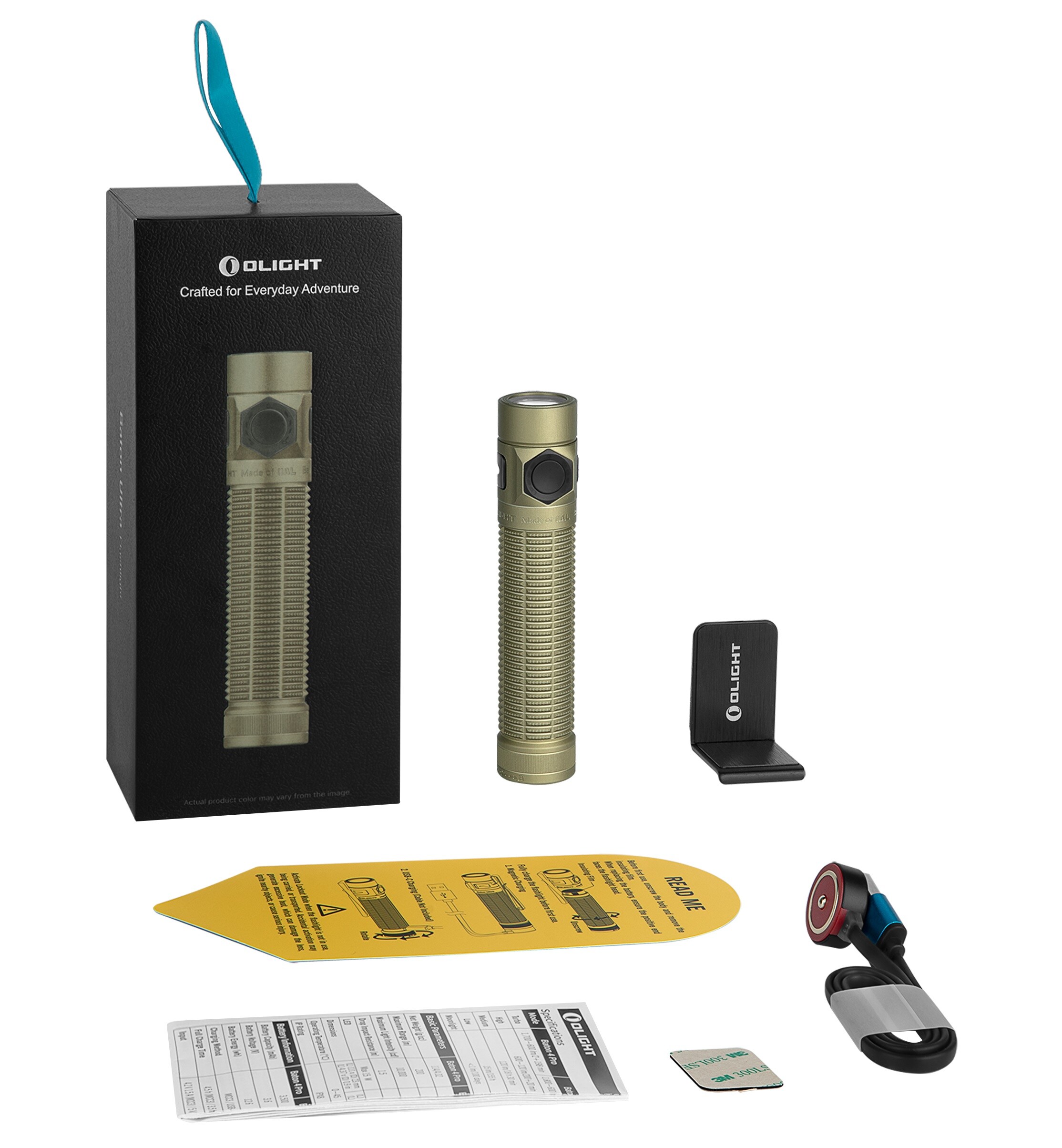 Svítilna Olight Baton Ultra Olive Green - 1800 lumenów