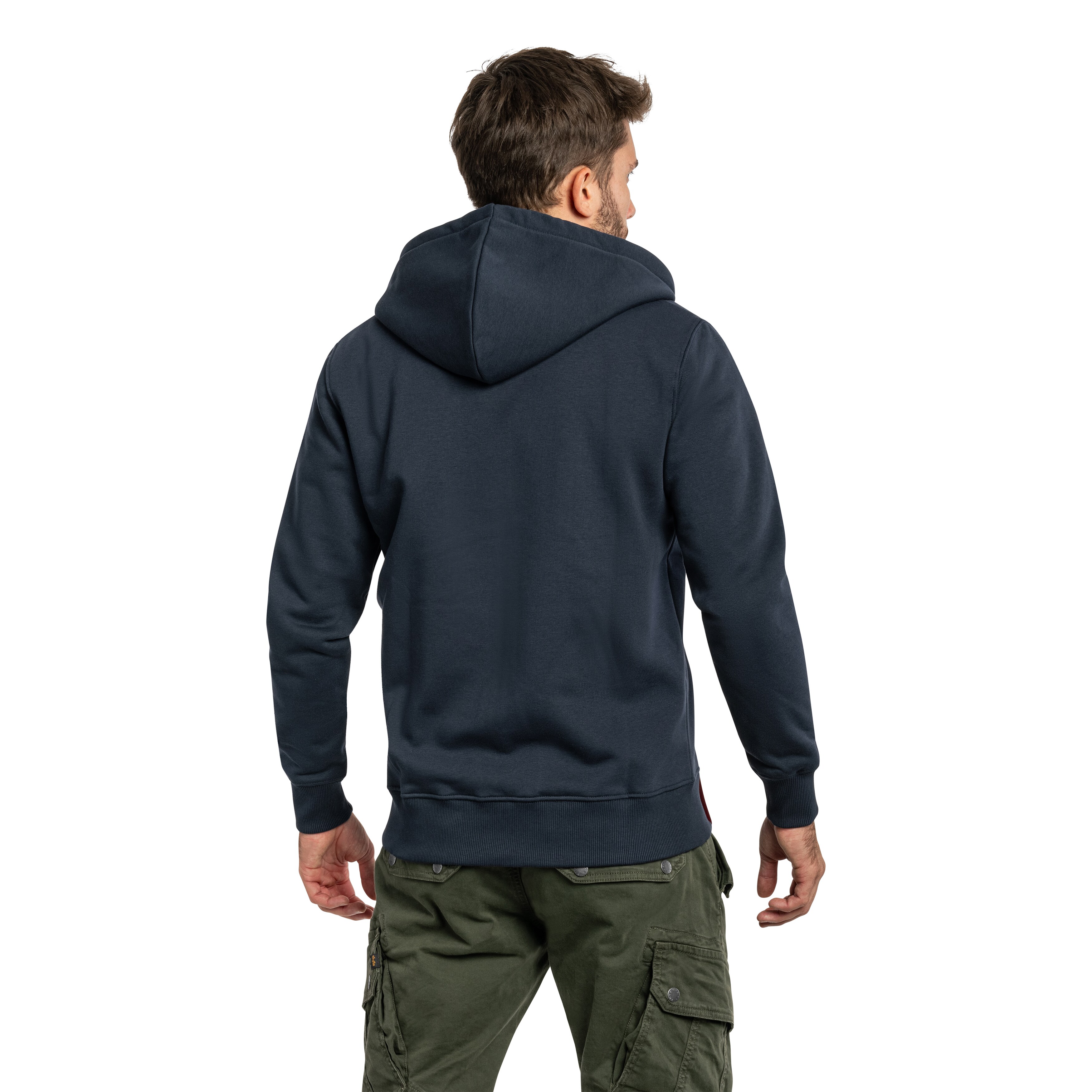 Mikina Alpha Industries Basic Zip Hoody - Rep Blue