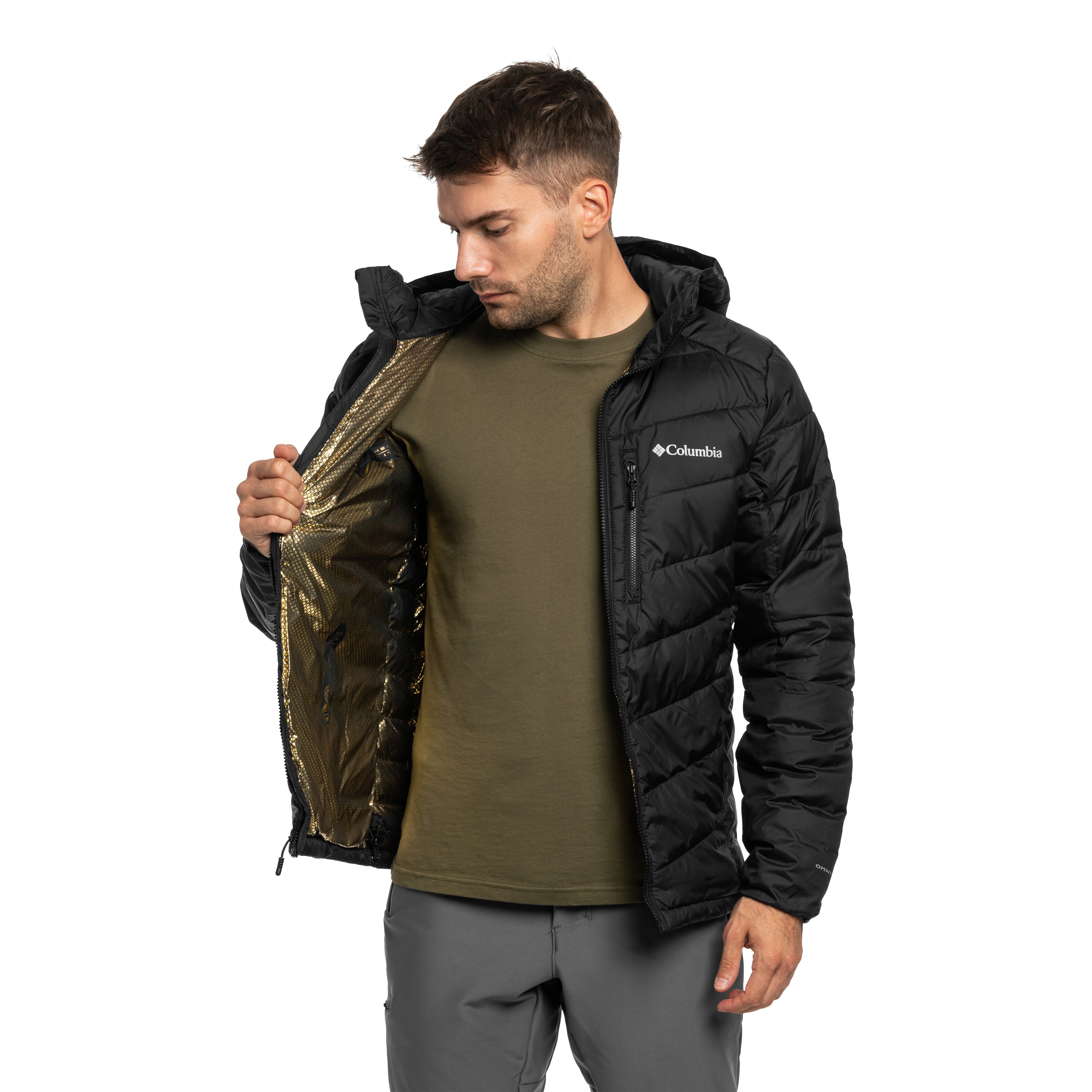 Bunda Columbia Labyrinth Loop II Insulated Hooded - Black