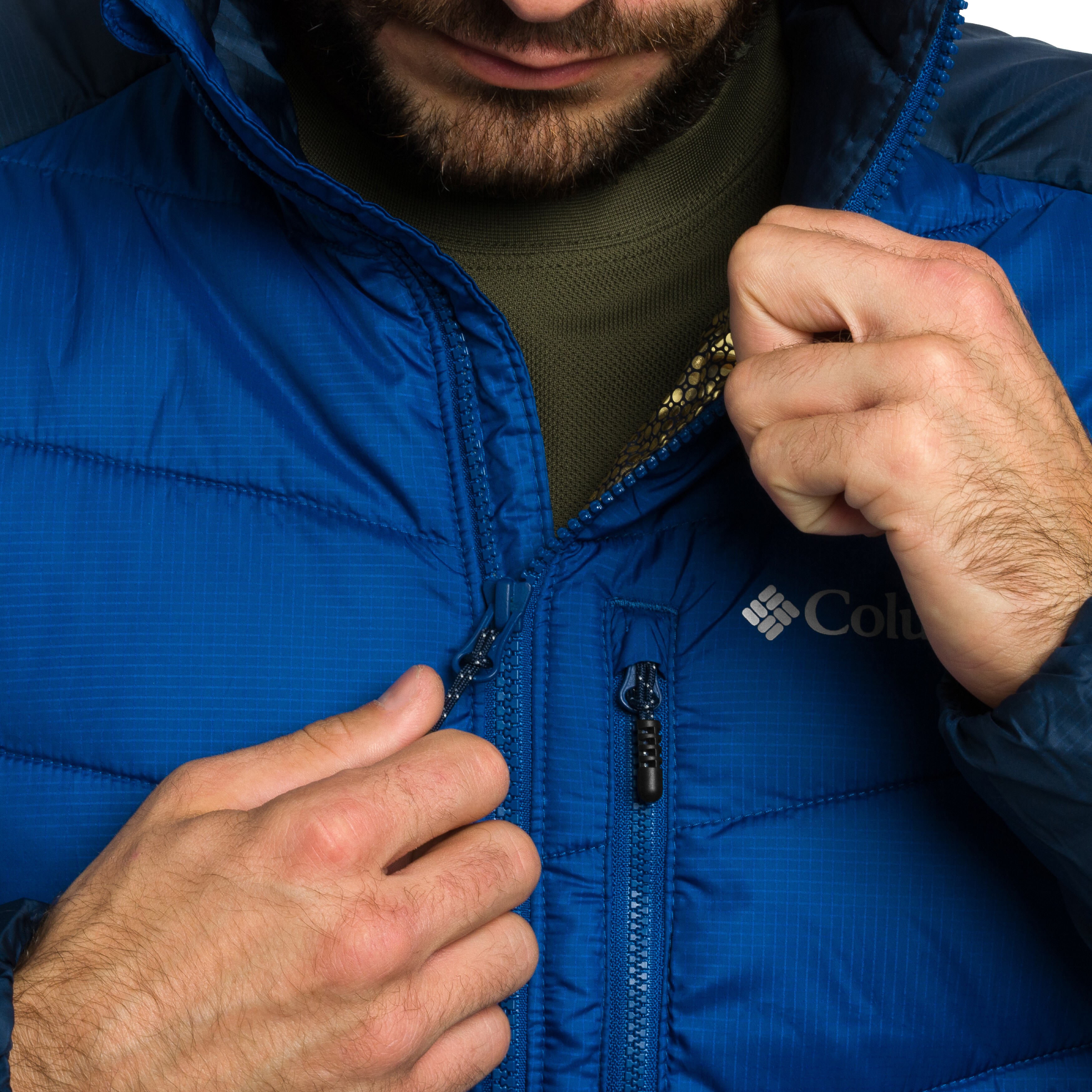 Bunda Columbia Labyrinth Loop II Insulated - Mountain Blue/Collegiate Navy