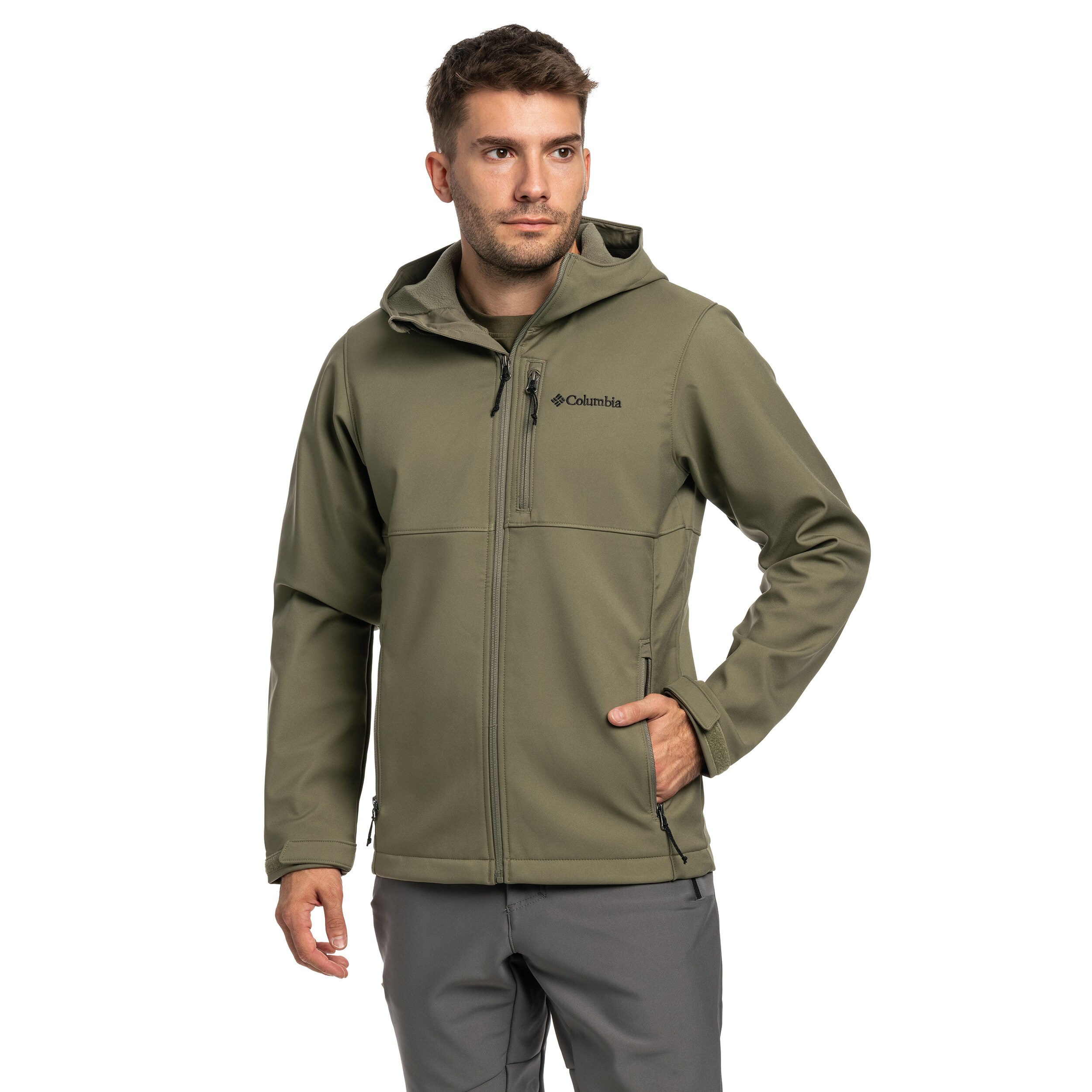 Bunda Columbia Ascender II Softshell - Stone Green
