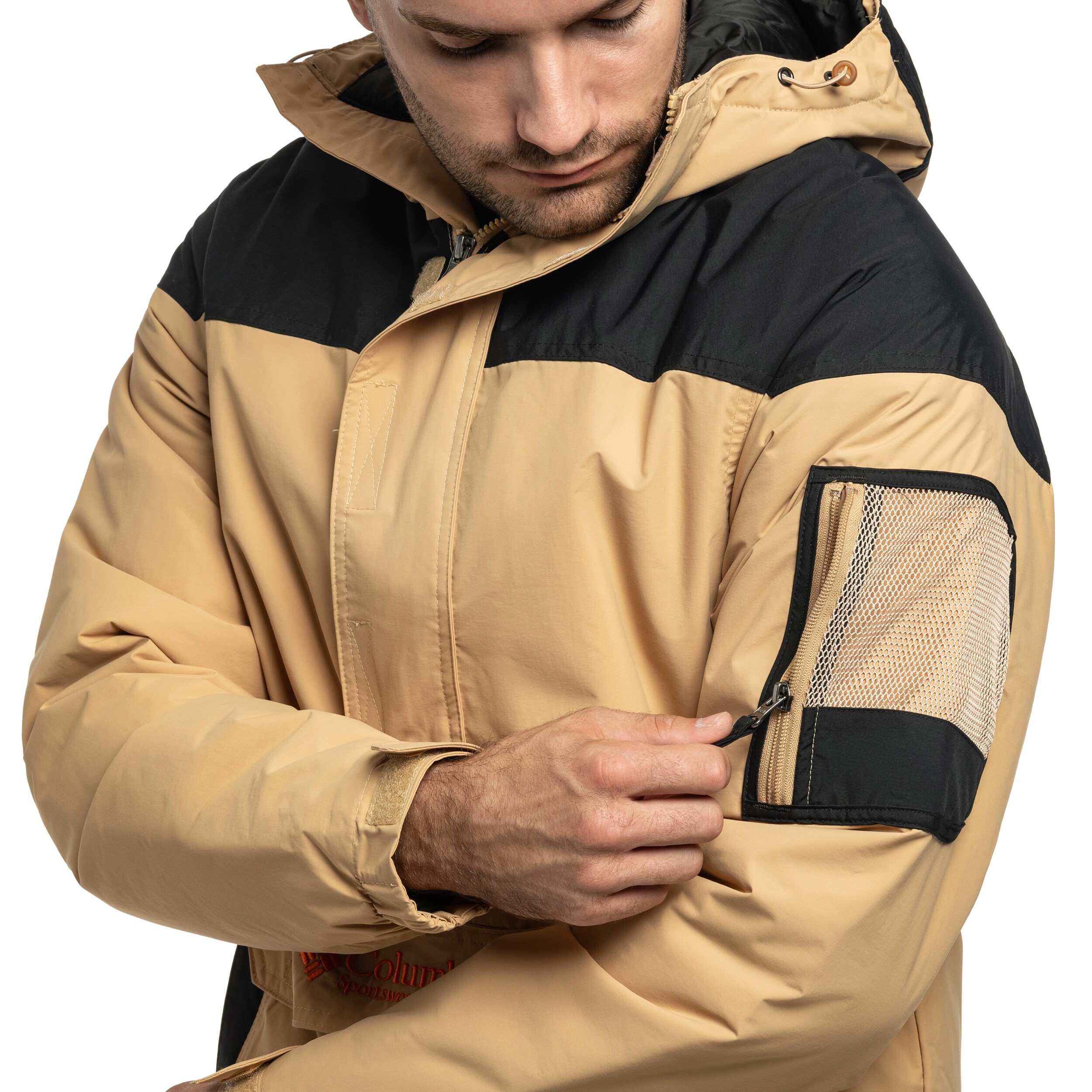Bunda Columbia Challenger II Pullover Anorak - Canoe/Black