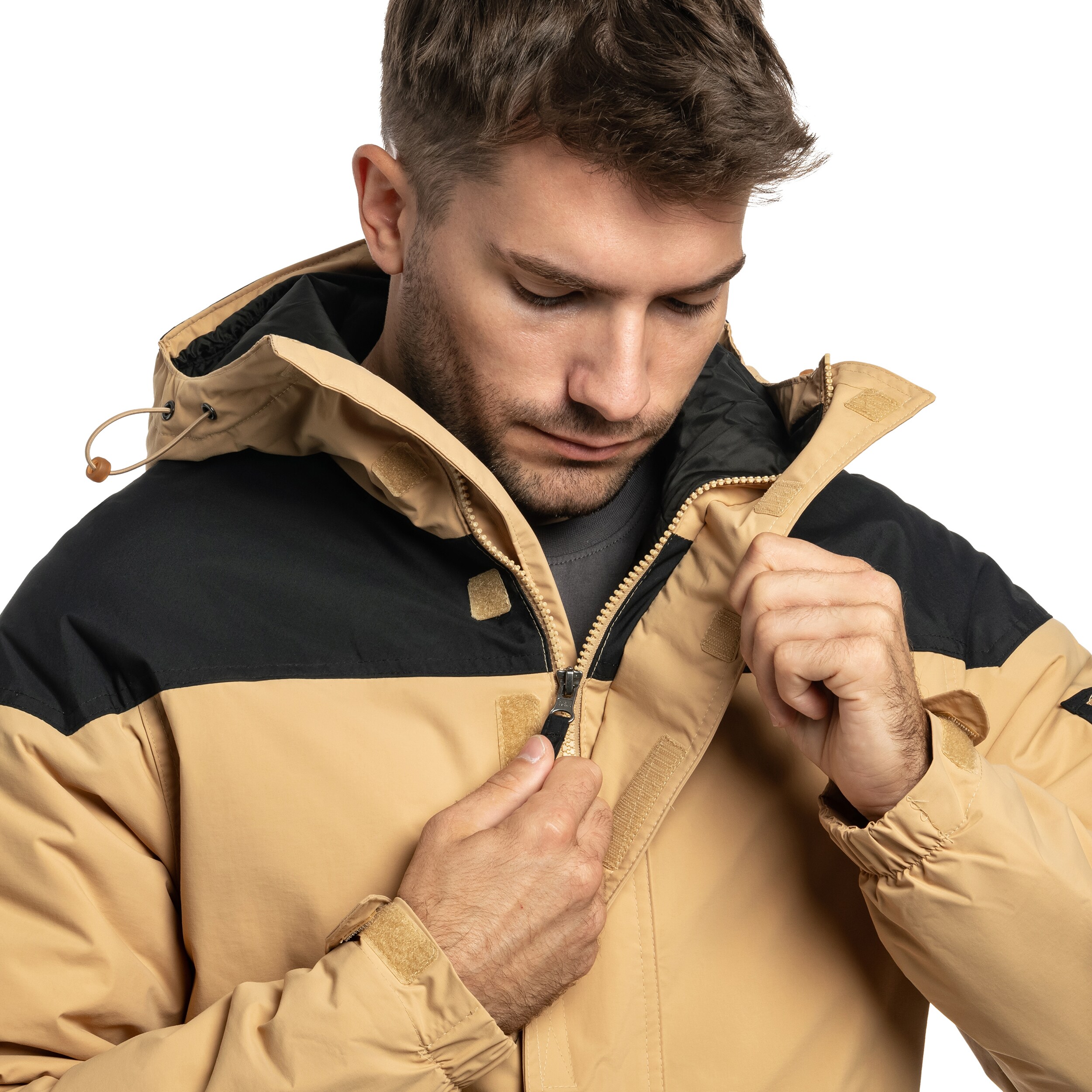 Bunda Columbia Challenger II Pullover Anorak - Canoe/Black