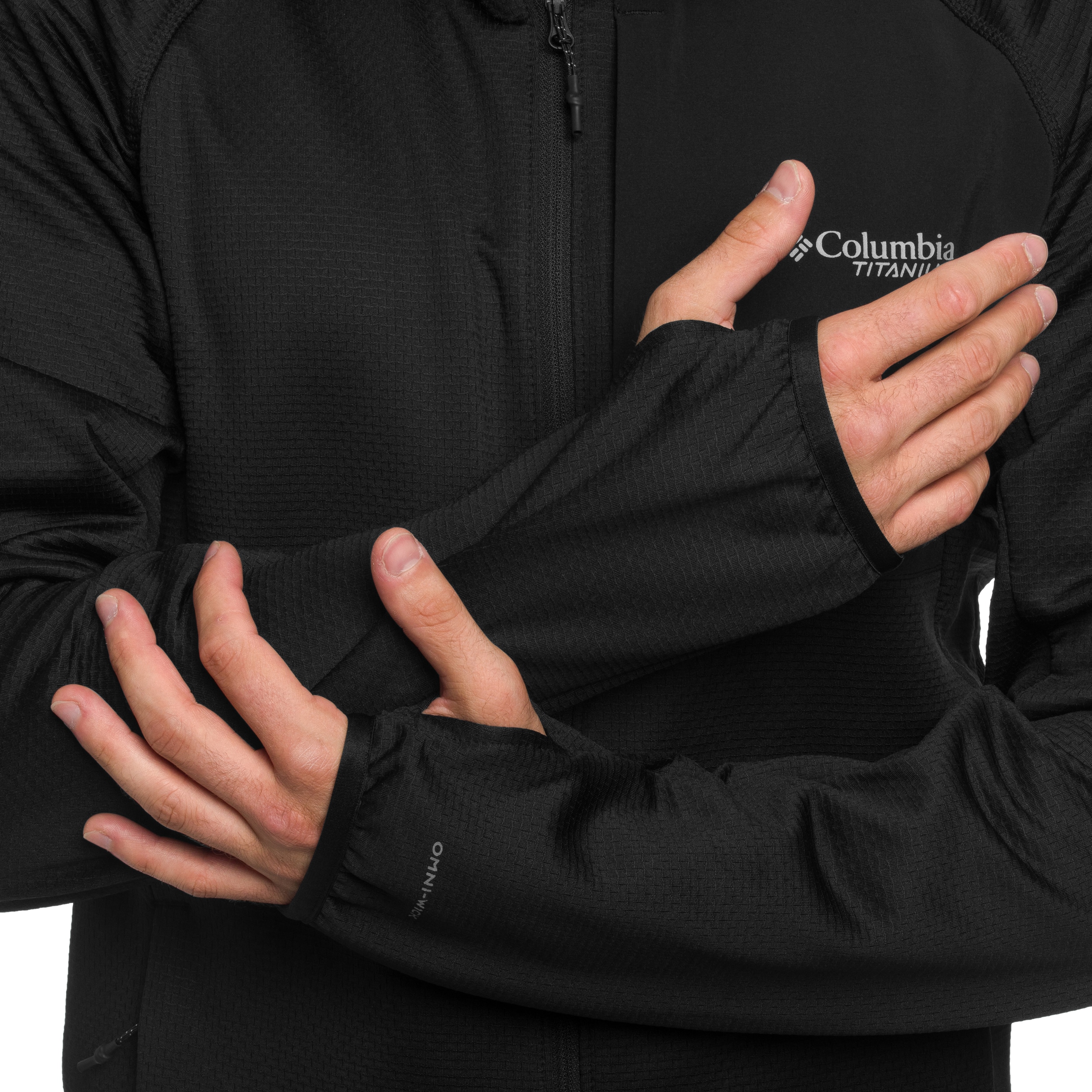 Mikina Columbia Triple Canyon II Hooded - Black