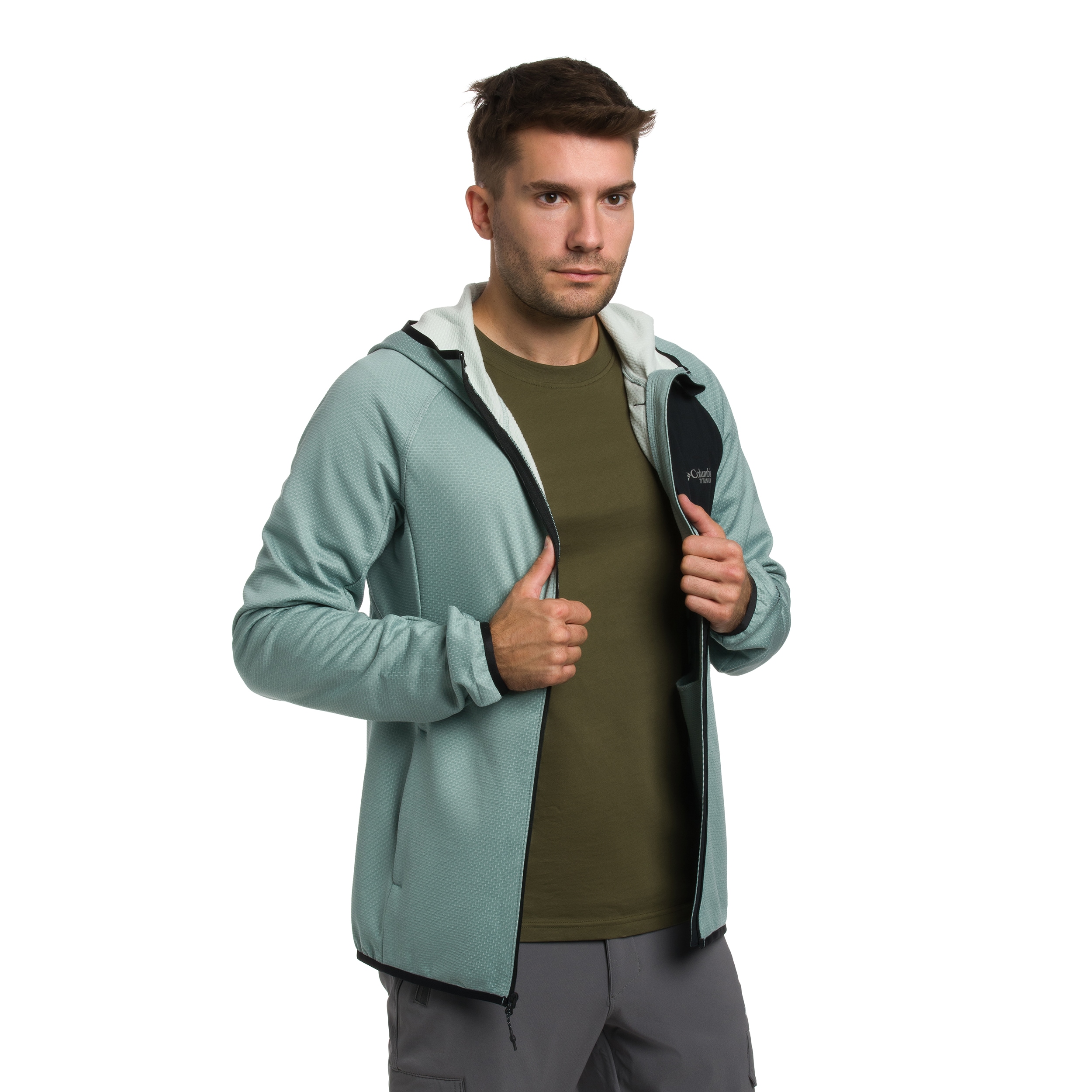 Mikina Columbia Triple Canyon II Hooded - Crushed Blue/Black
