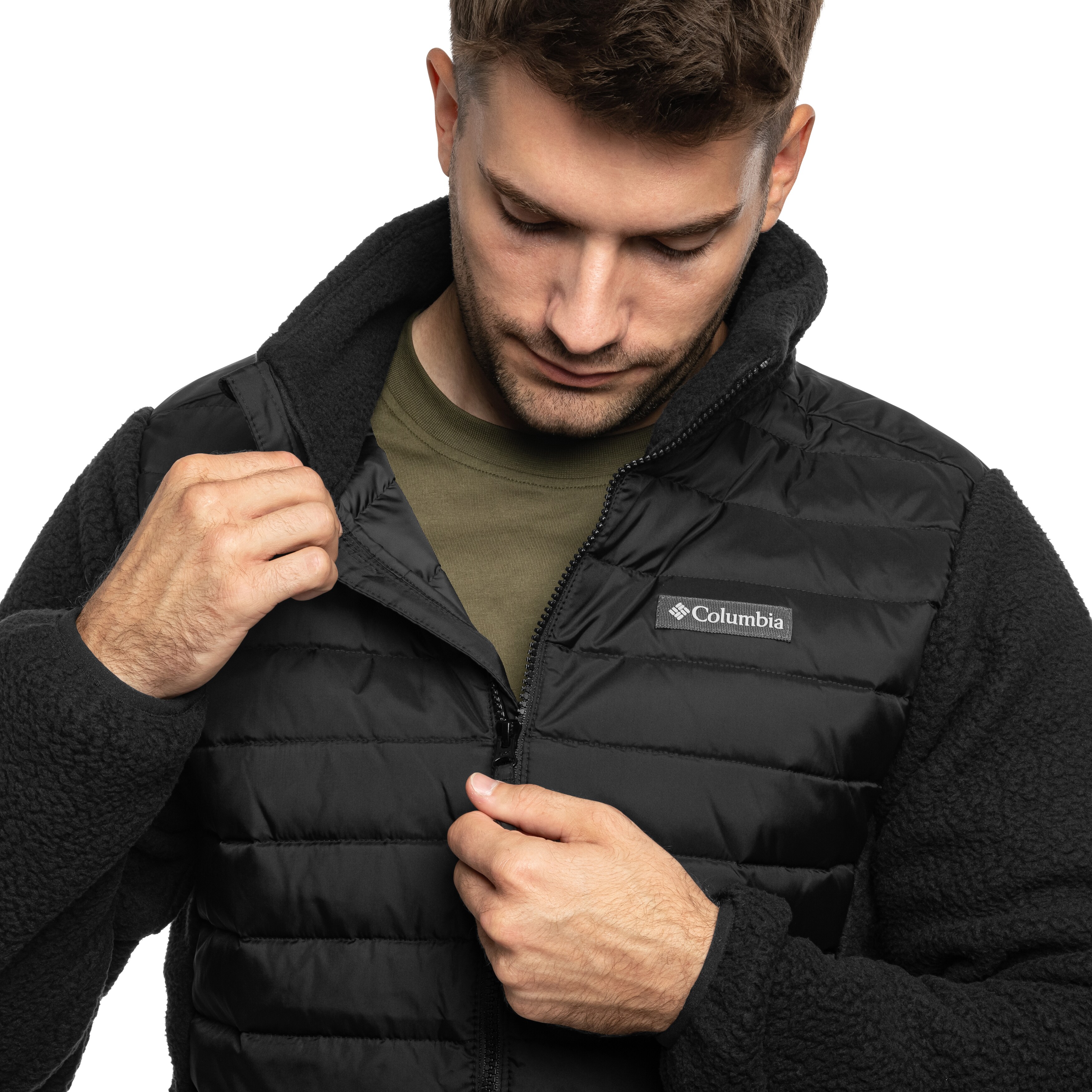 Bunda Columbia Juniper Peak Hybrid Down Jacket - Black