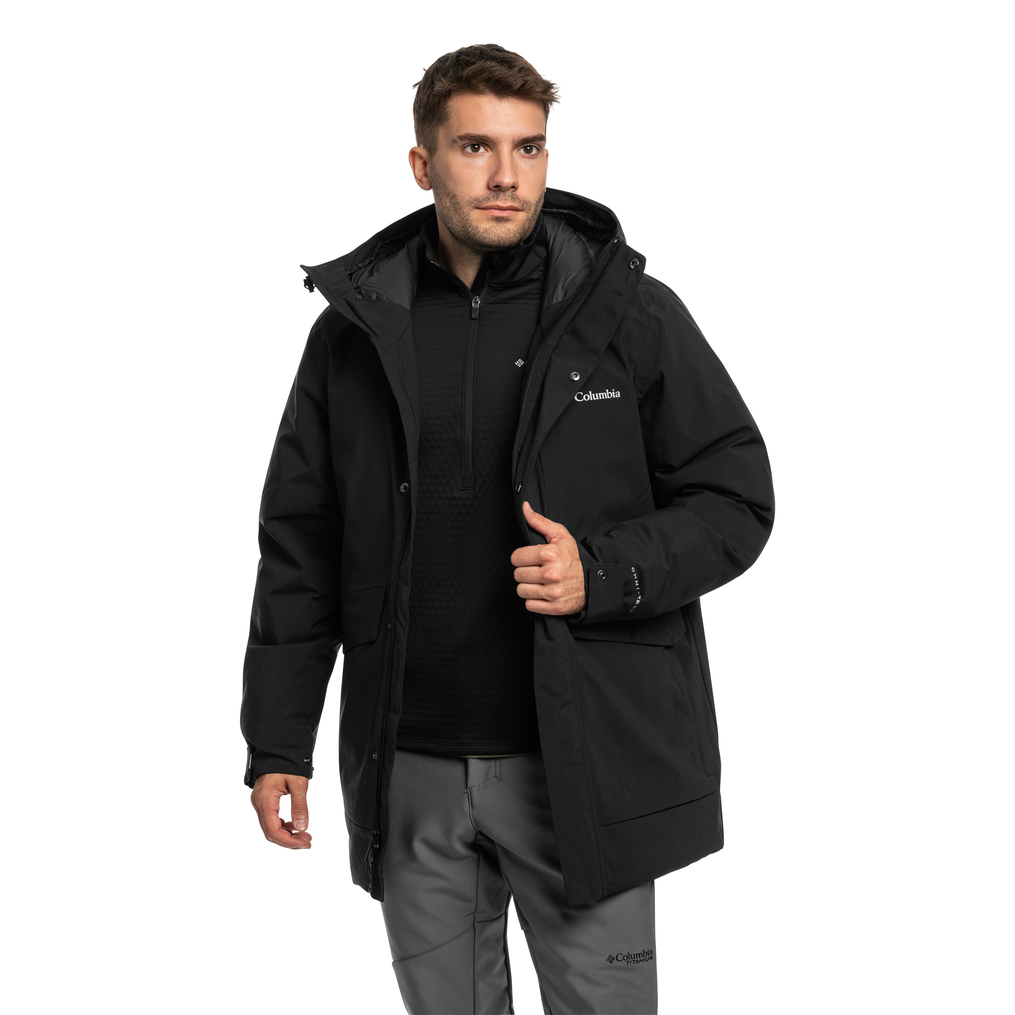 Bunda Columbia Street Heights Waterproof Down Parka - Black