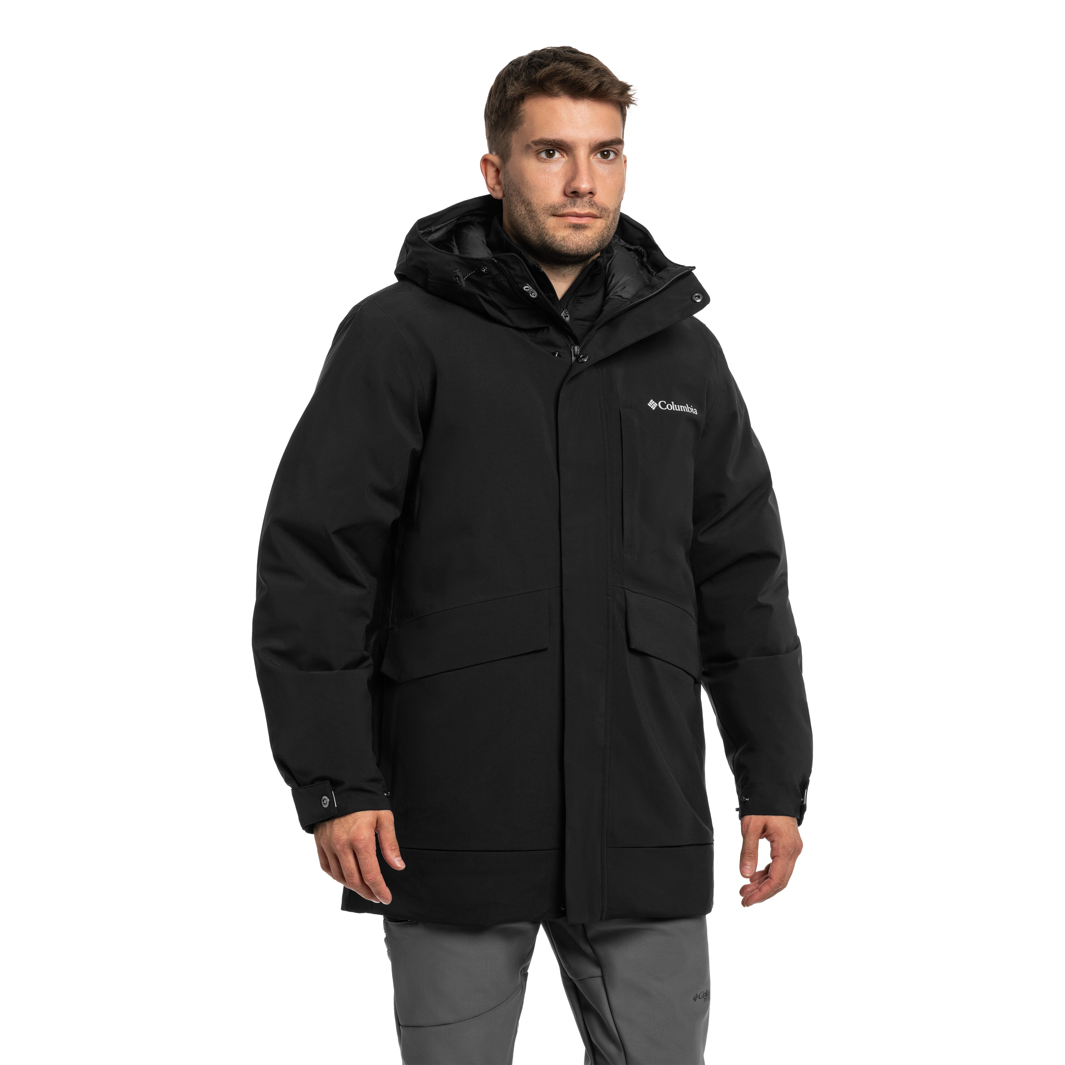 Bunda Columbia Street Heights Waterproof Down Parka - Black