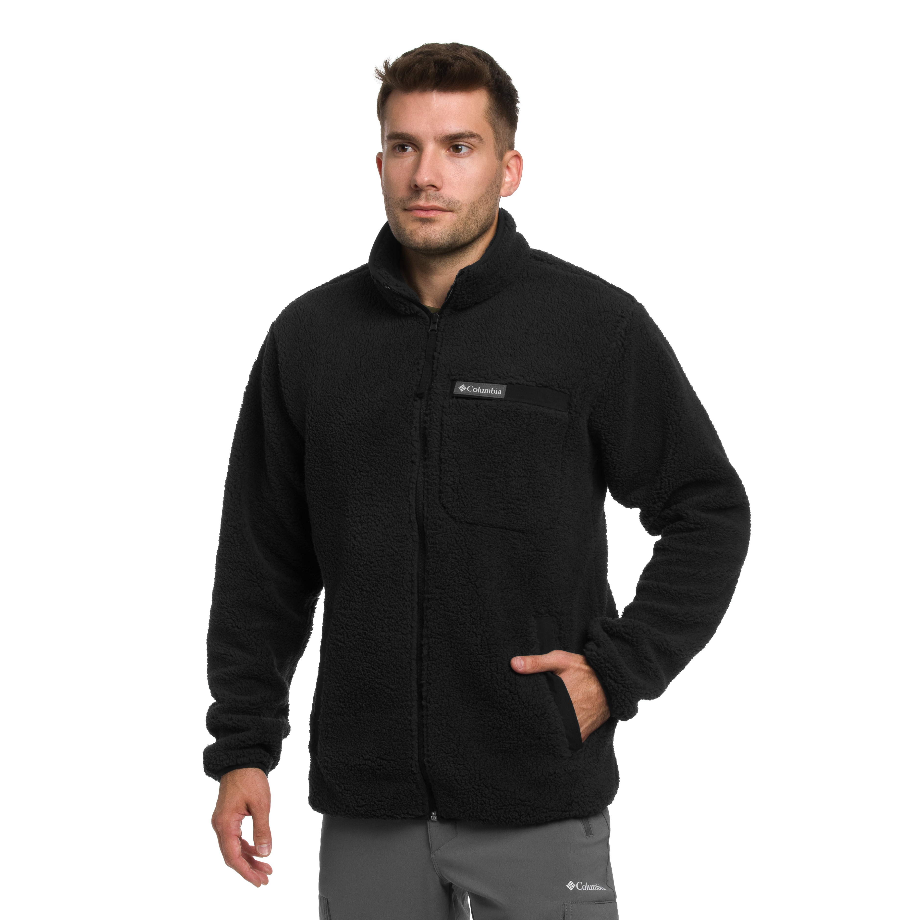 Fleesová mikina Columbia Rugged Ridge – Black