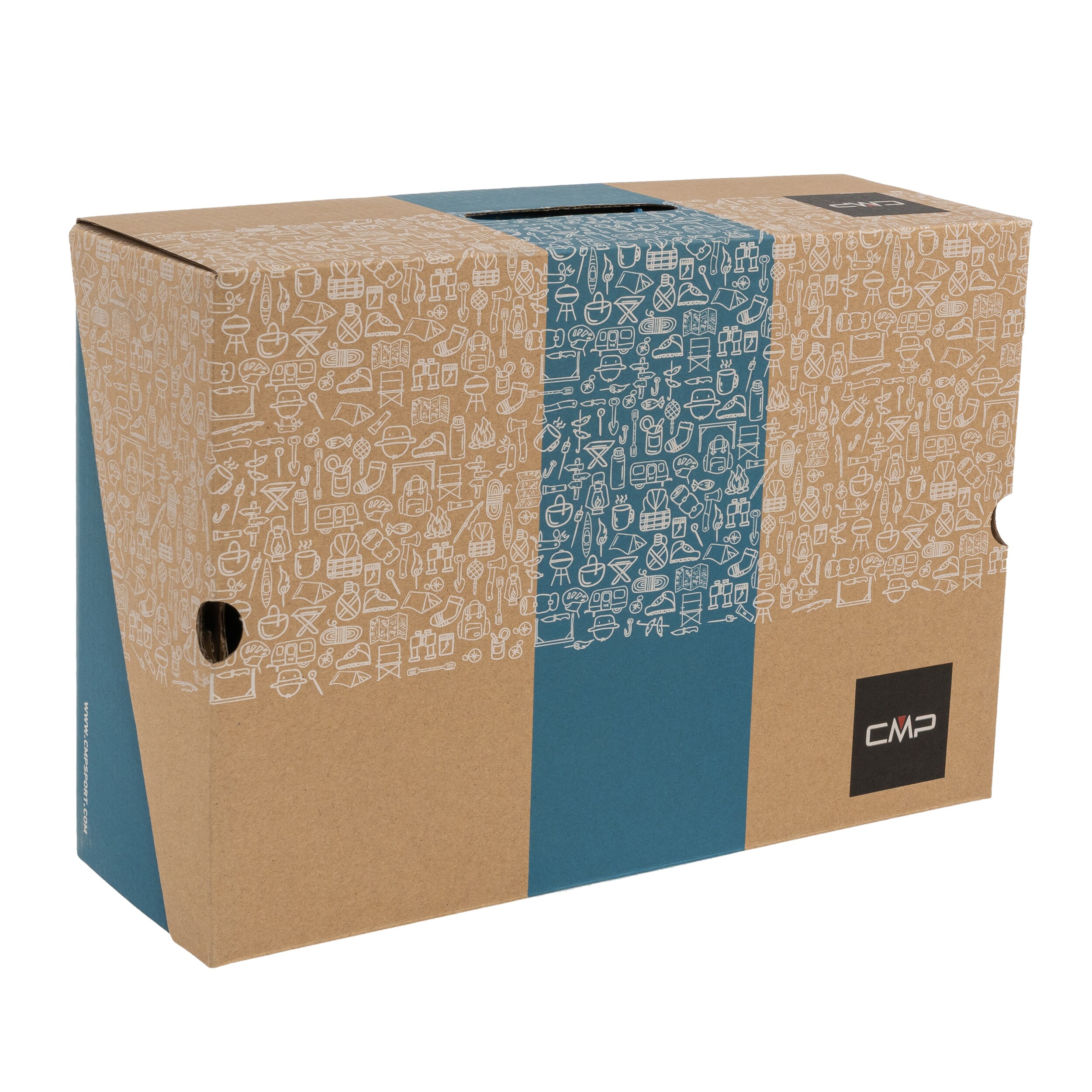 Trekingové boty CMP Rigel Low Waterproof - Olive/Flame