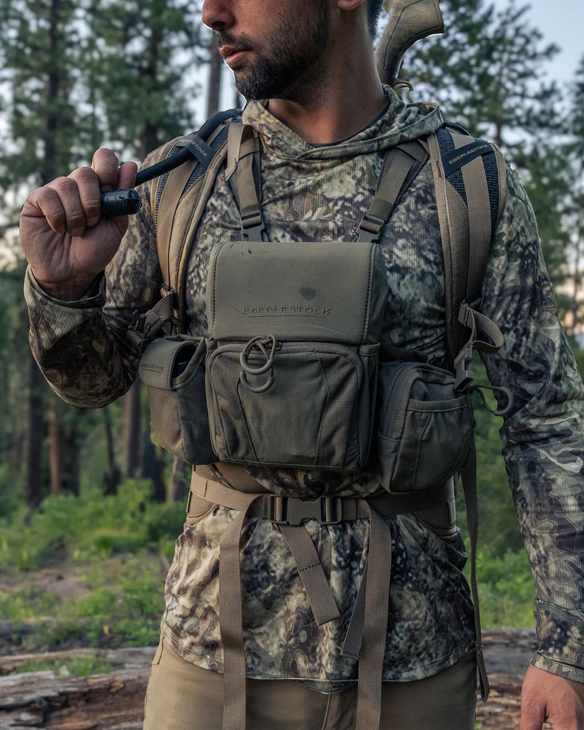 Taška Eberlestock Recon Modular Bino Pack Large - Military Green