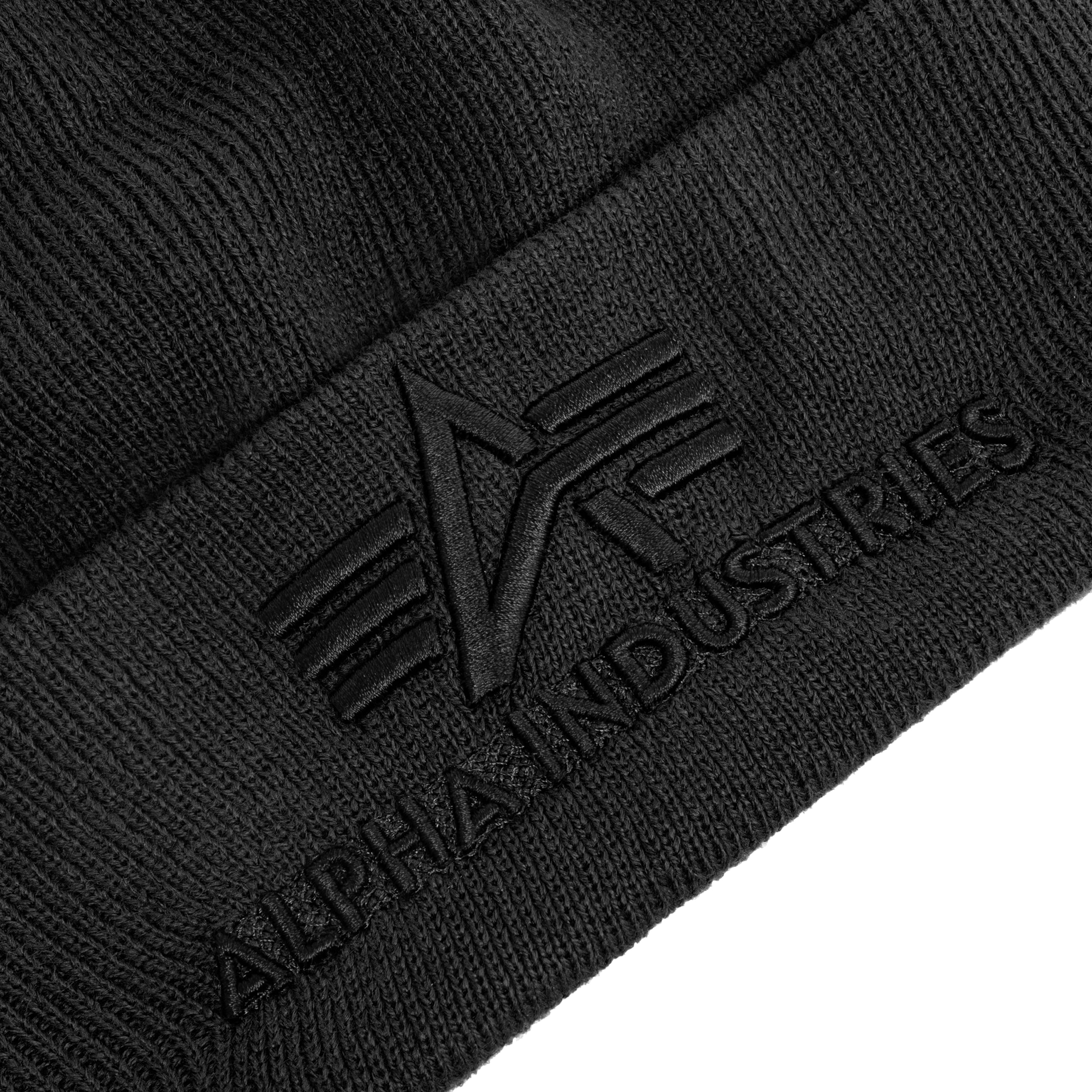 Čepice Alpha Industries 3D Beanie - Black