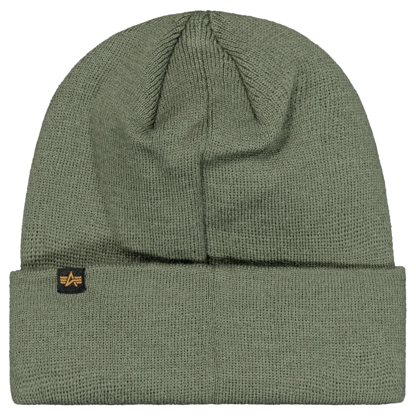 Čepice Alpha Industries Metal Logo Beanie - Sage Green