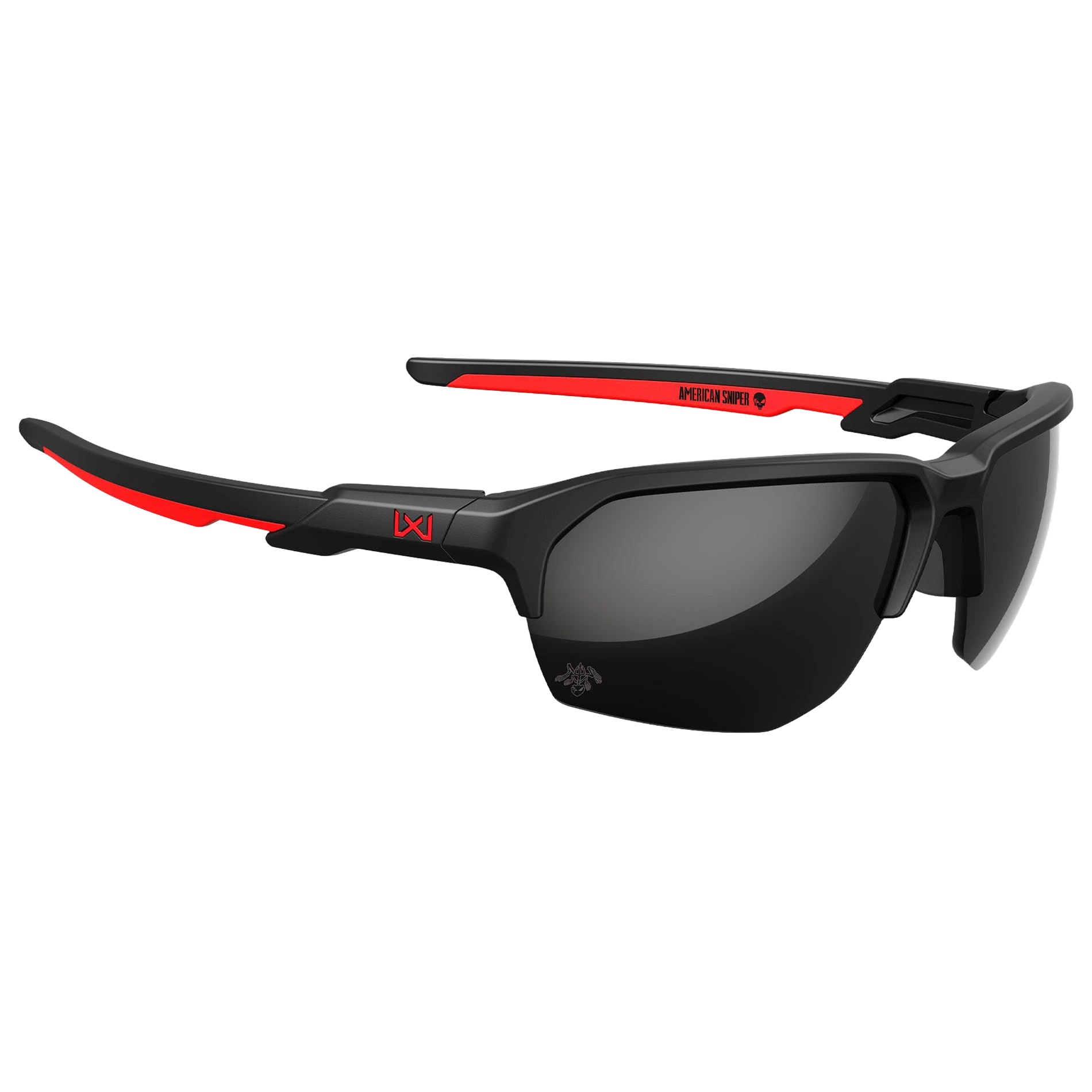 Taktické brýle Wiley X WX JAKL American Sniper Signature Series – Captivate Black Mirror / Matte Black / Red