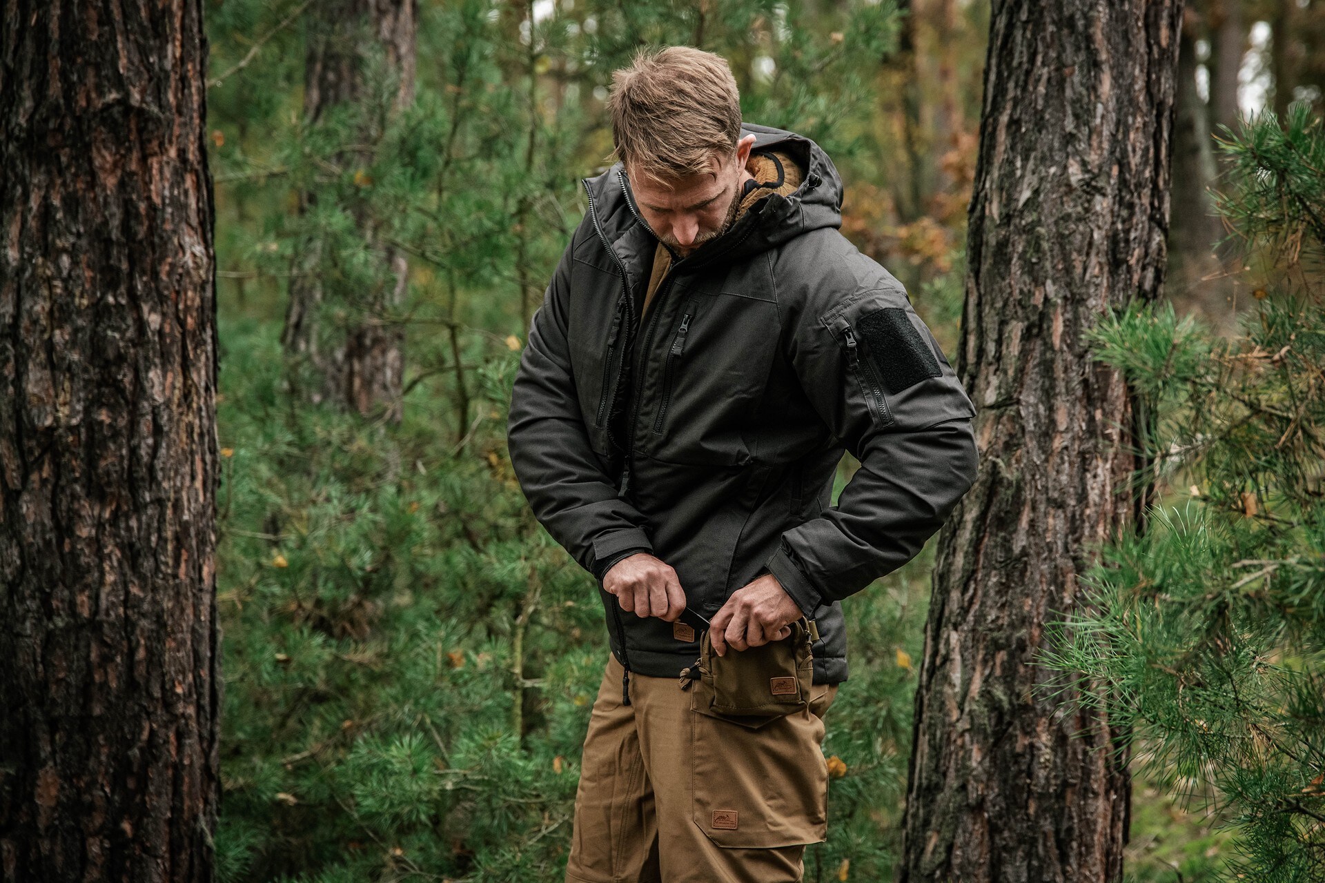 Bunda Helikon-Tex Winter Yukon Duracanvas - Ash Grey