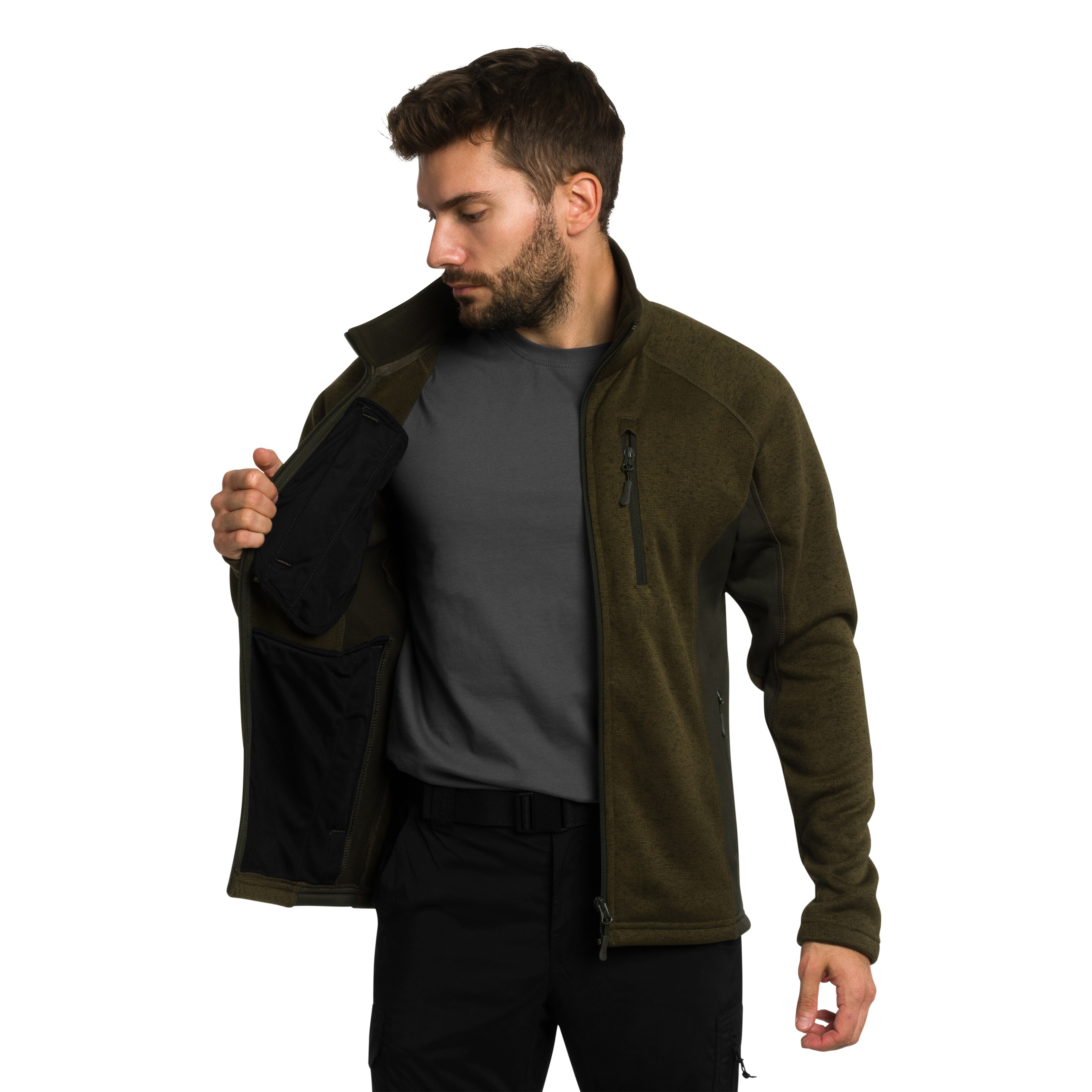 Fleesová mikina Mil-Tec Outdoor Structure Fleece – Olive
