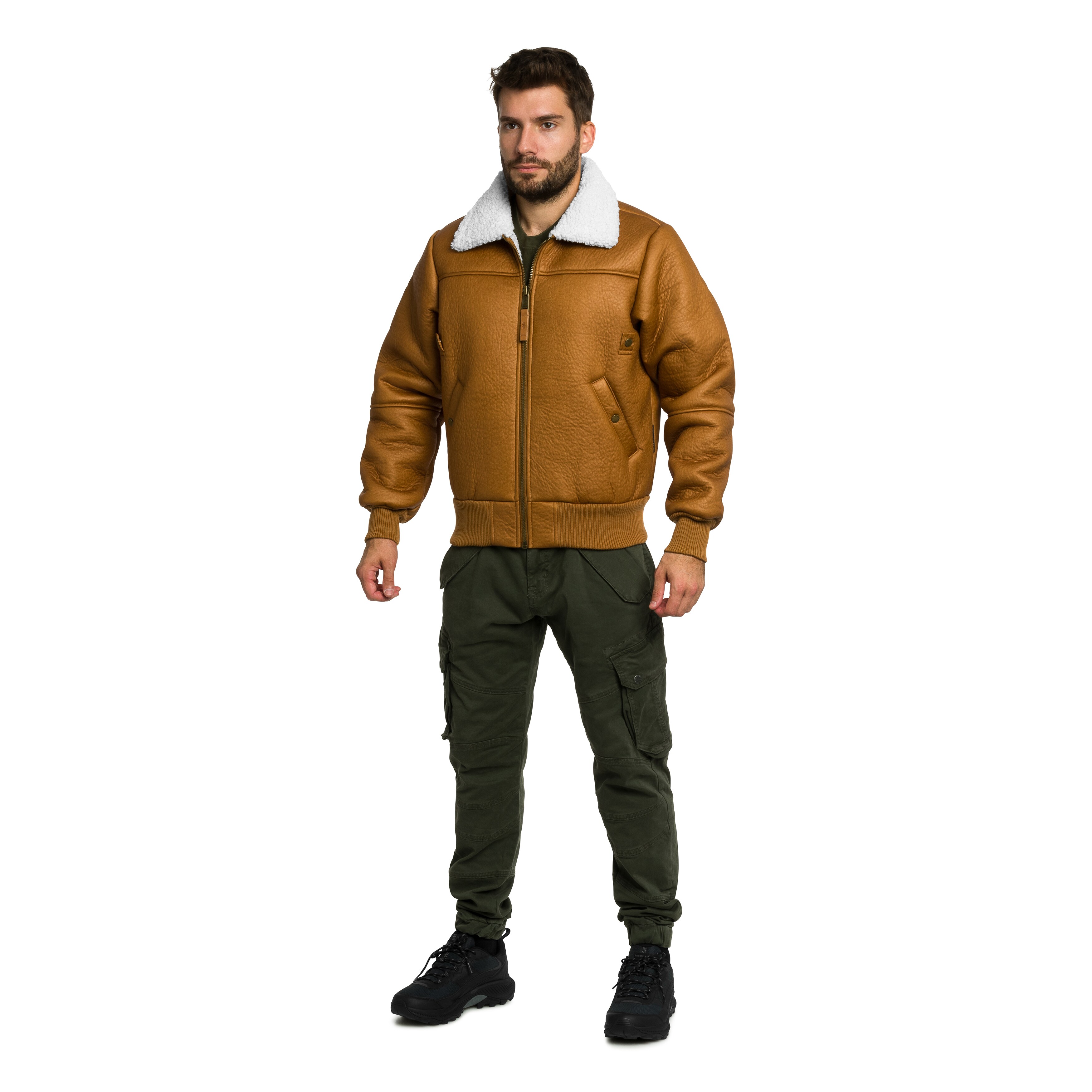 Bunda Alpha Industries B15 Modified - Camel