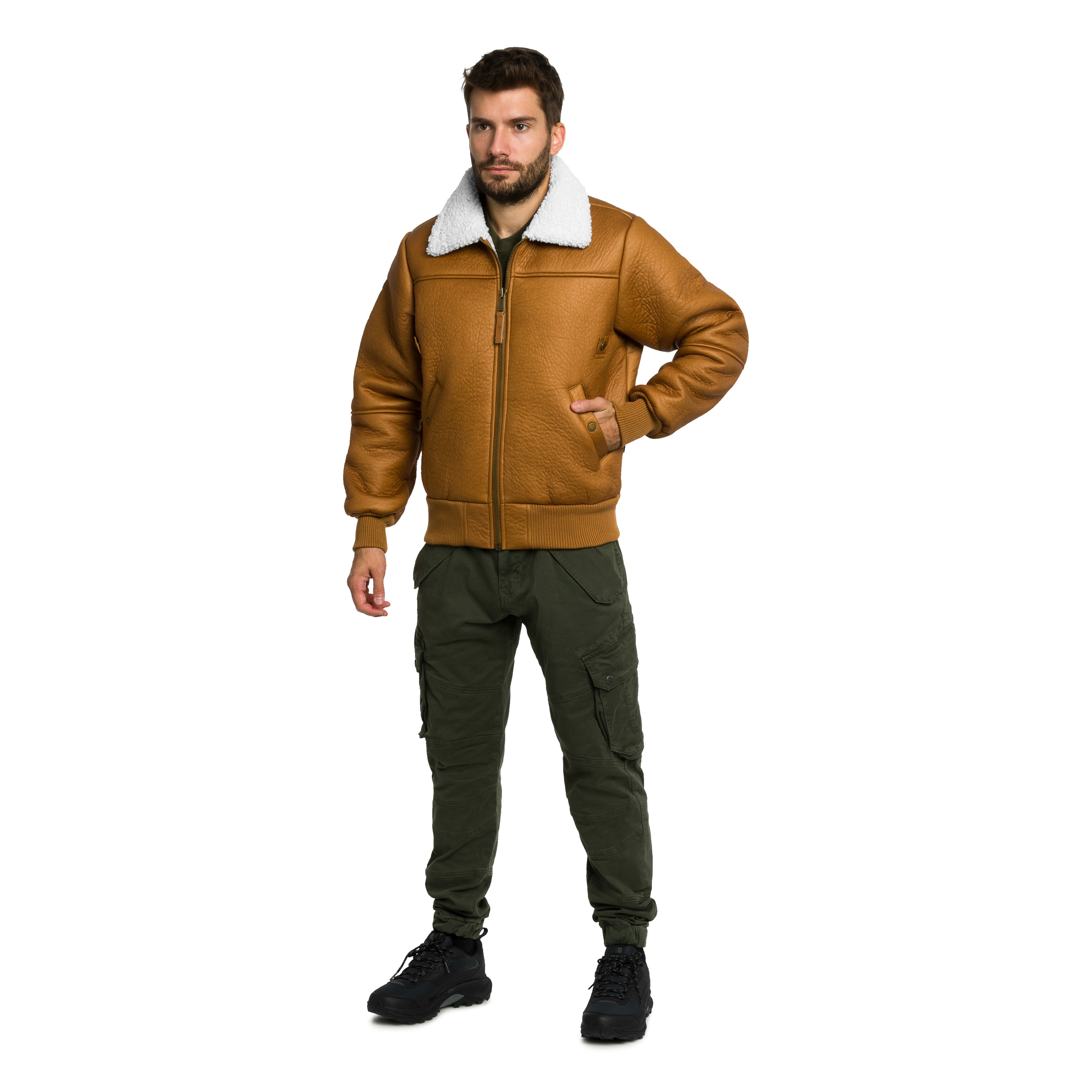 Bunda Alpha Industries B15 Modified - Camel