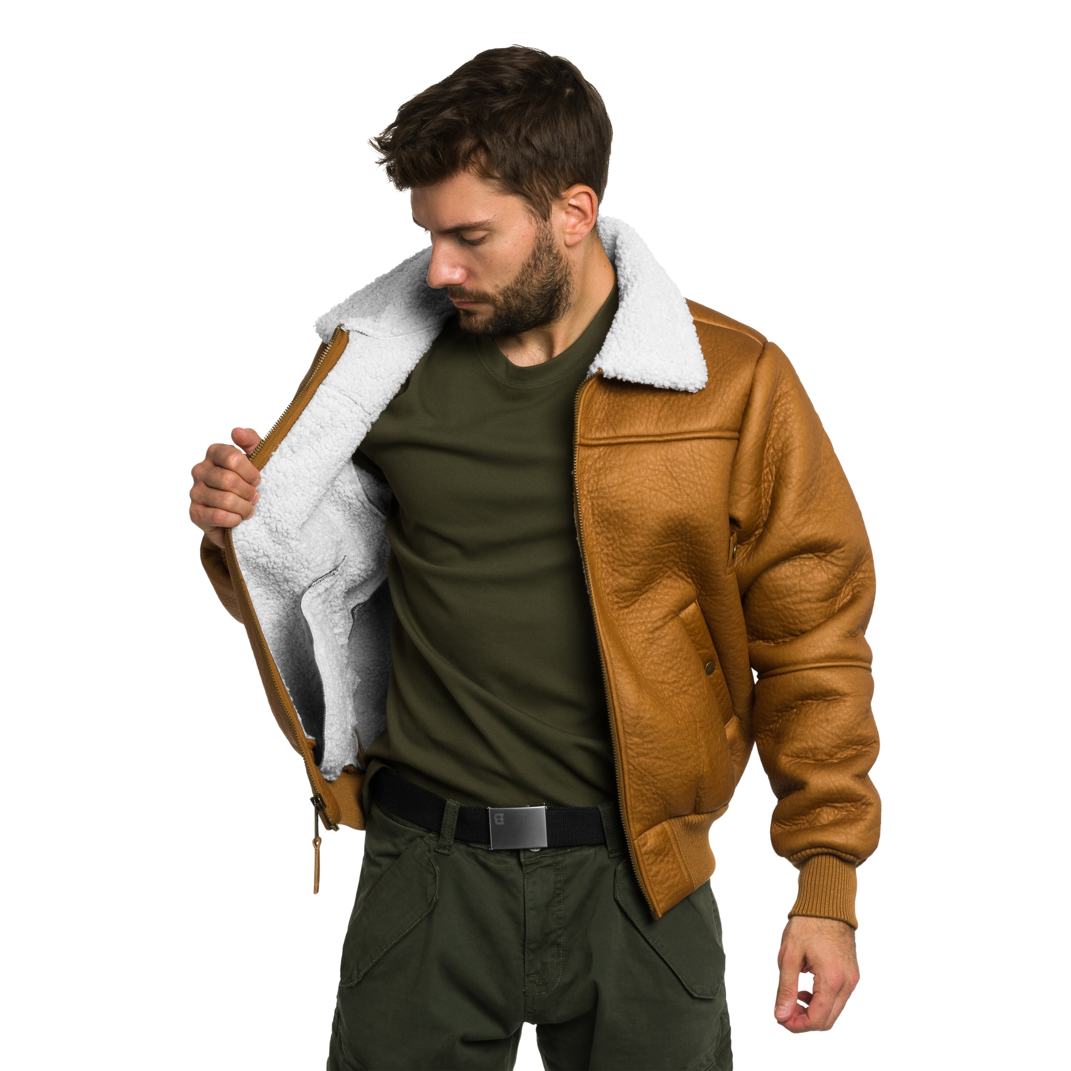Bunda Alpha Industries B15 Modified - Camel
