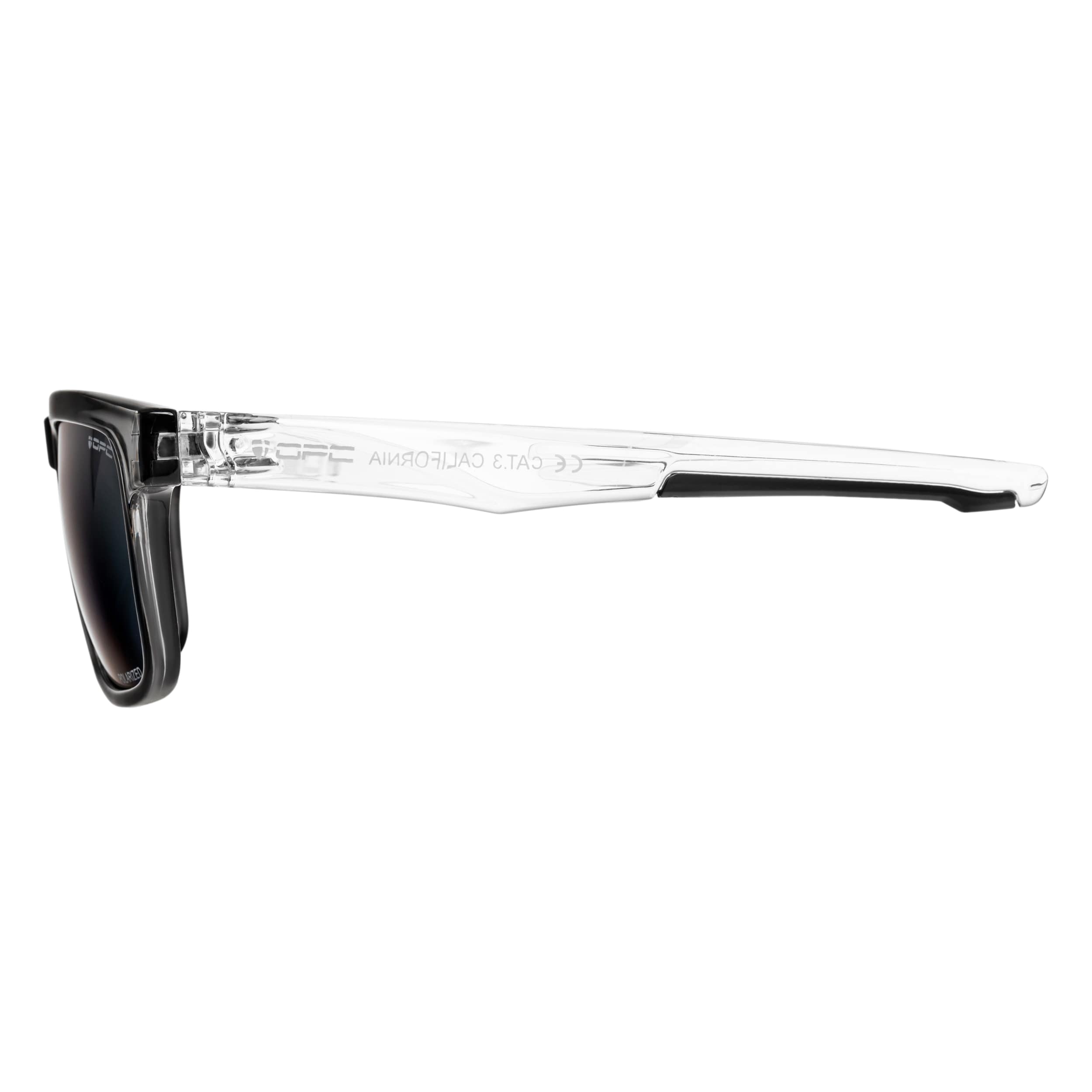 Sluneční brýle OPC Lifestyle California – Black/Grey Revo s polarizací