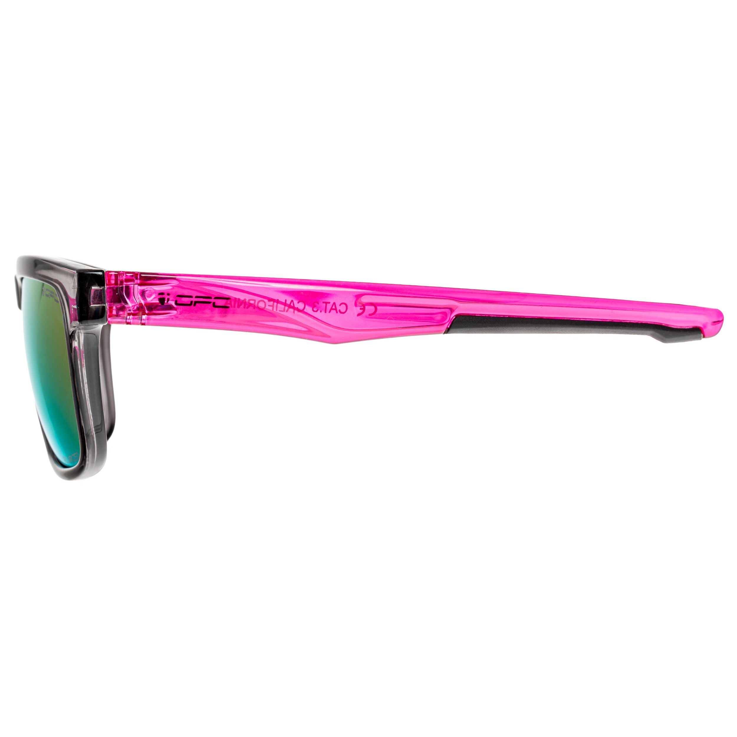 Sluneční brýle OPC Lifestyle California – Black/Pink Revo s polarizací
