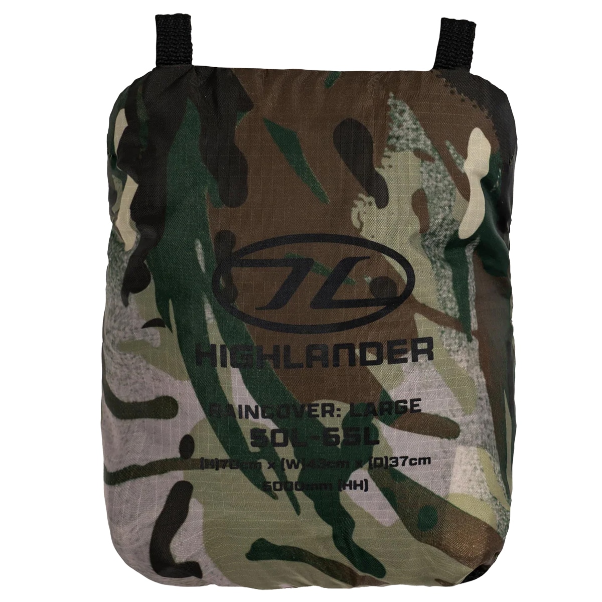 Pouzdro na batoh Highlander Outdoor Duck’s Back Raincover Large 50–65 l – Arid MC Camo