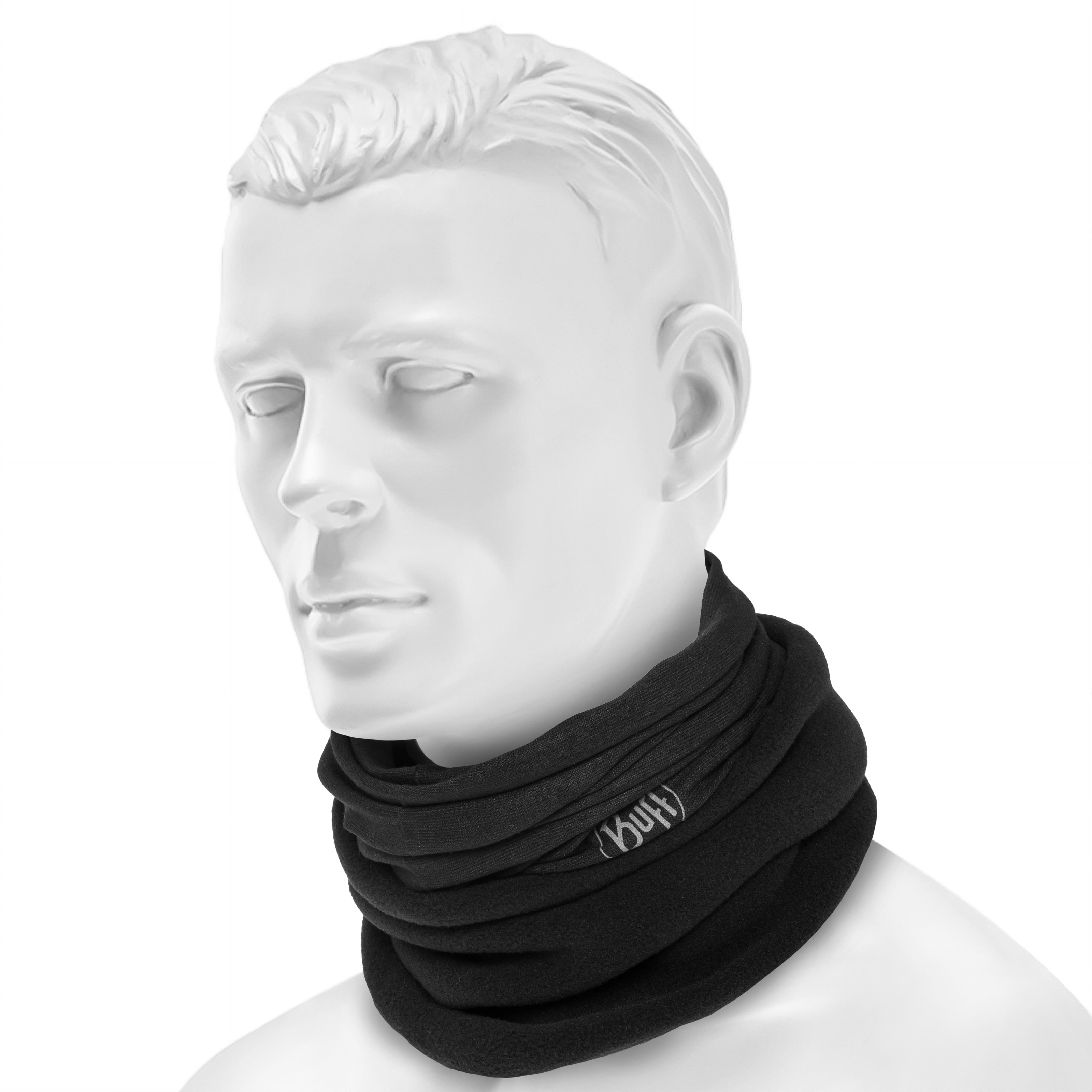 Ochranný šátek Buff Safety Polar Neckwear - Solid Black