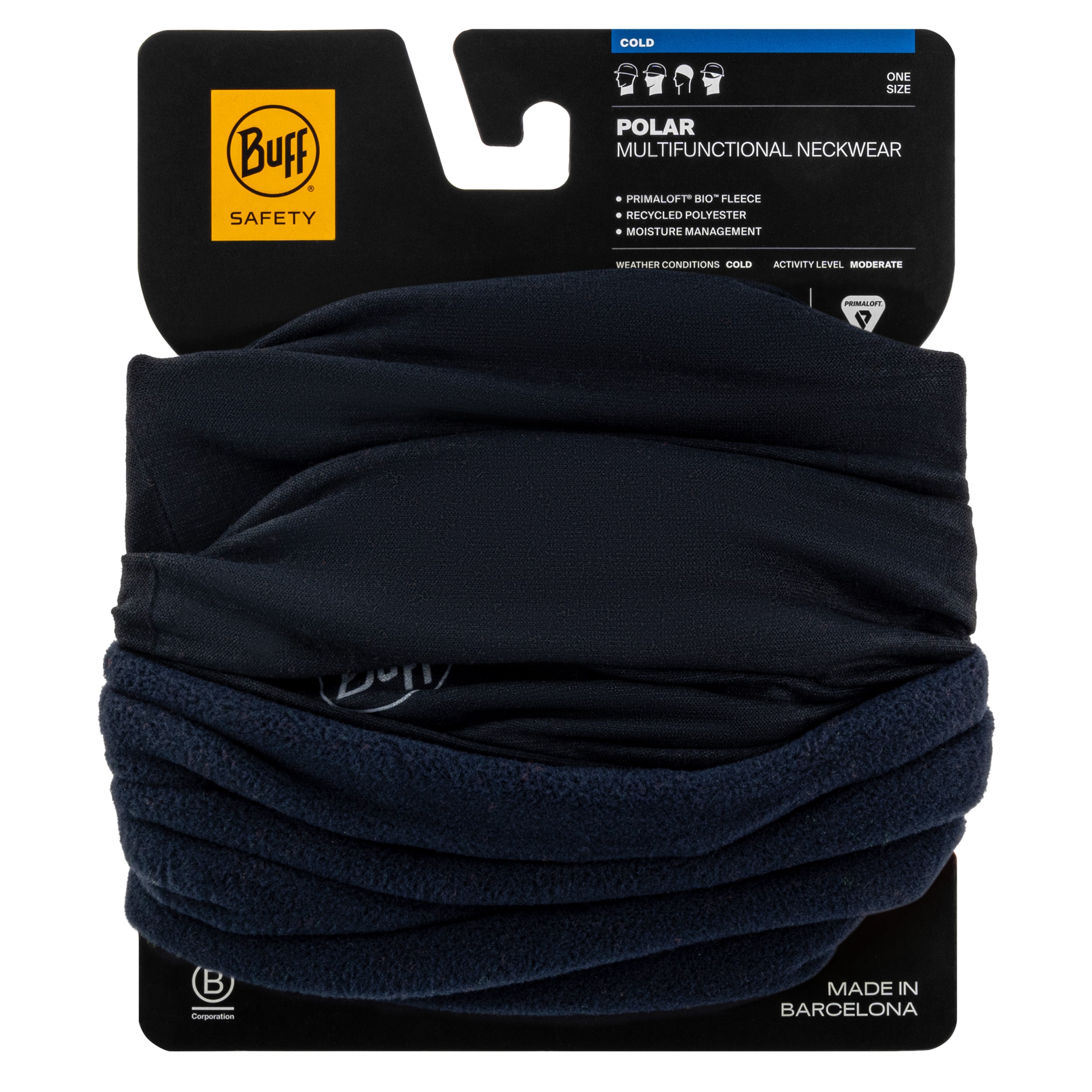 Ochranný šátek Buff Safety Polar Neckwear - Navy