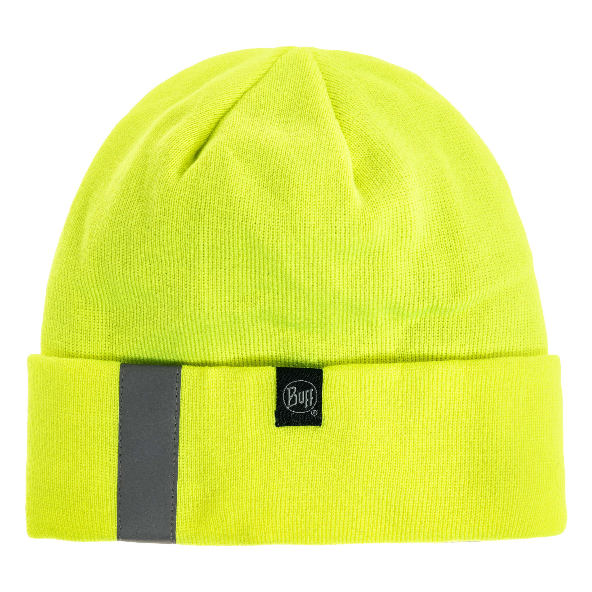 Čepice Buff Safety Knitted Polar Beanie Fluor - Yellow