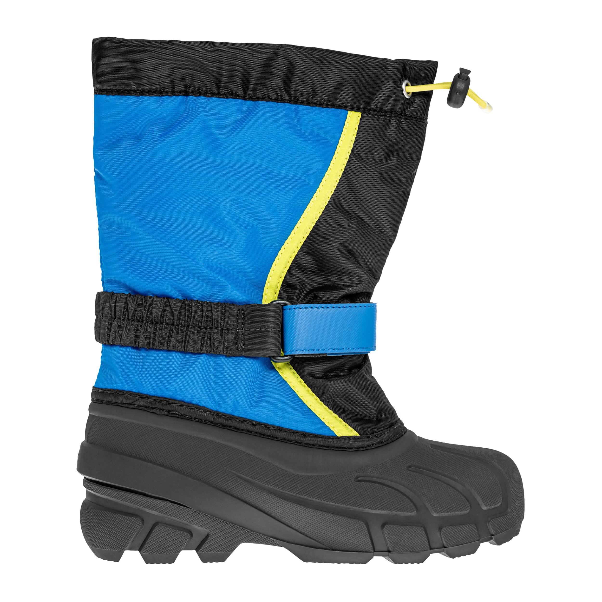 Dětské sněhové boty Sorel Flurry Print Youth Boot - Black/Super Blue