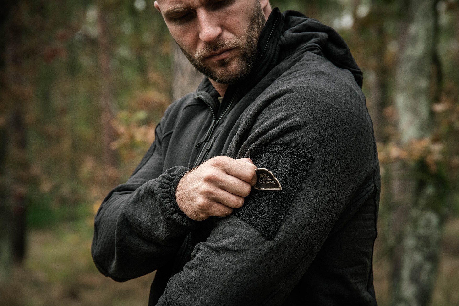 Fleesová mikina Helikon-Tex Patriot Pro – Black