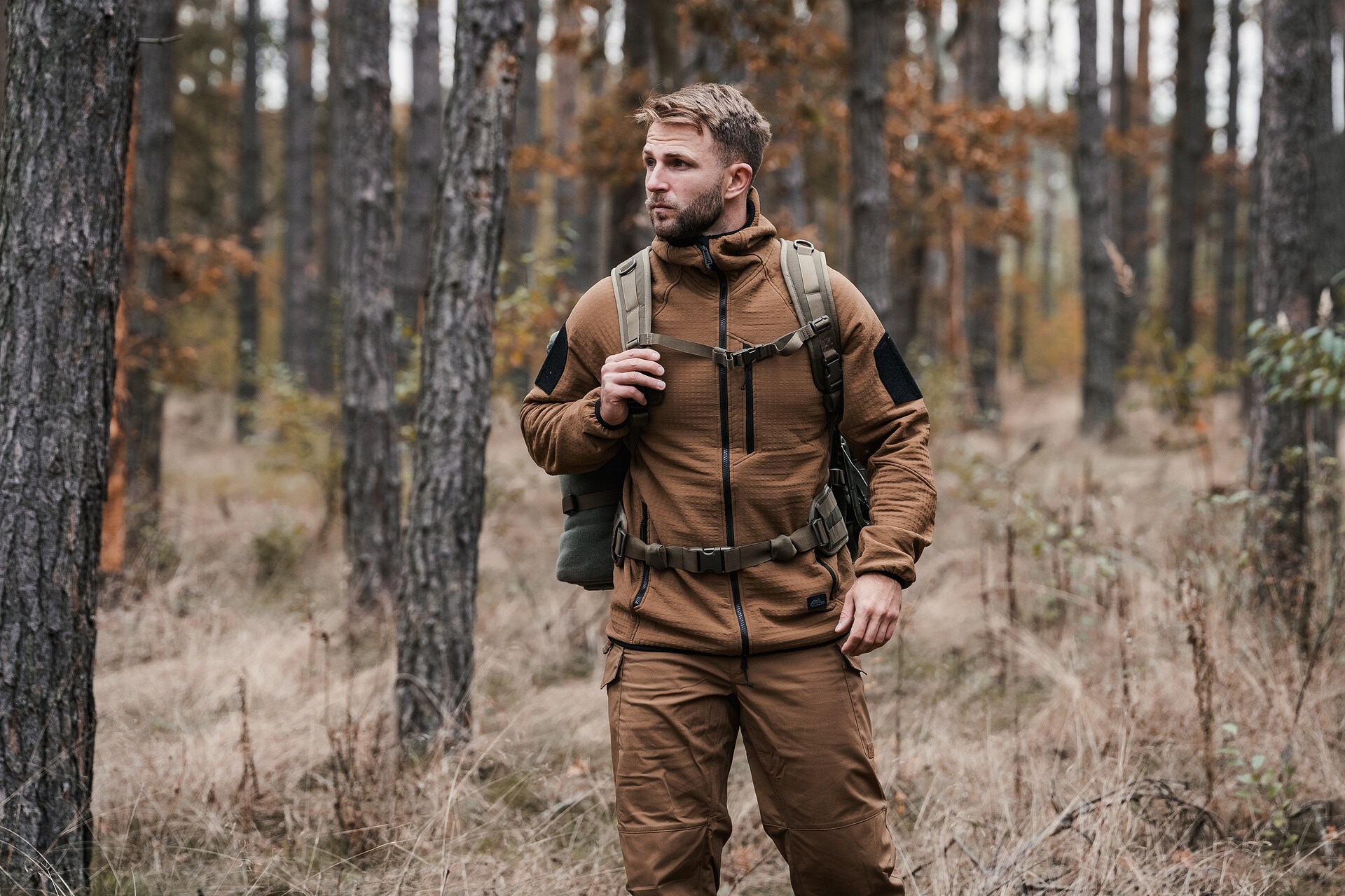 Fleesová mikina Helikon-Tex Patriot Pro – Coyote