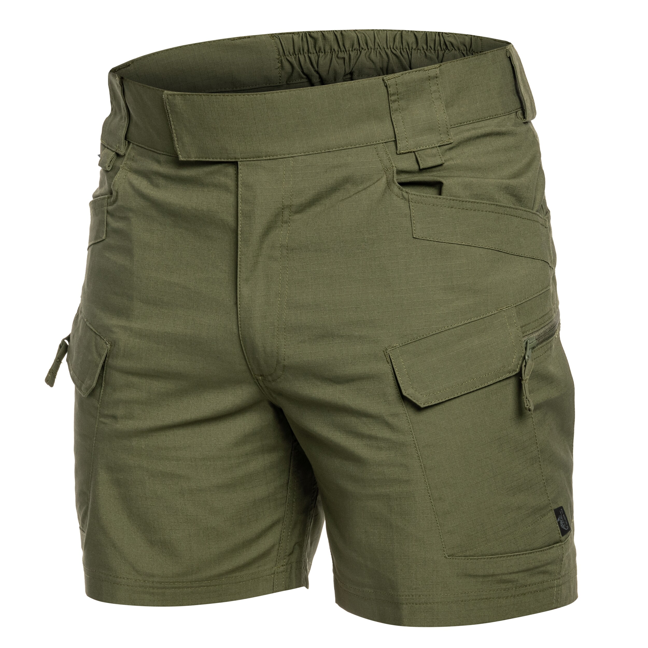 Kraťasy Helikon-Tex UTS PolyCotton Stretch Rip-Stop 6" – Olive Green