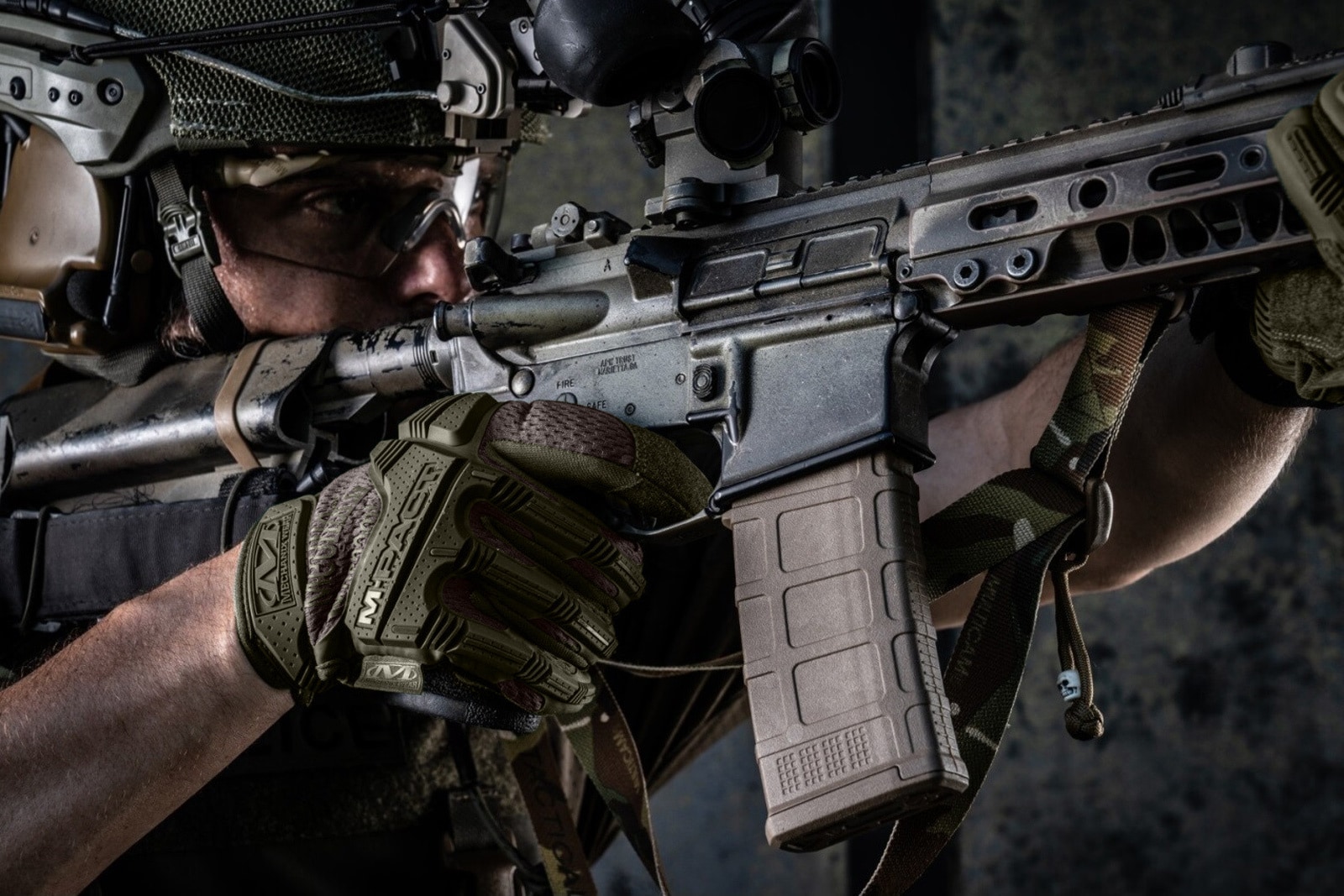 Taktické rukavice Mechanix Wear M-Pact Olive Drab