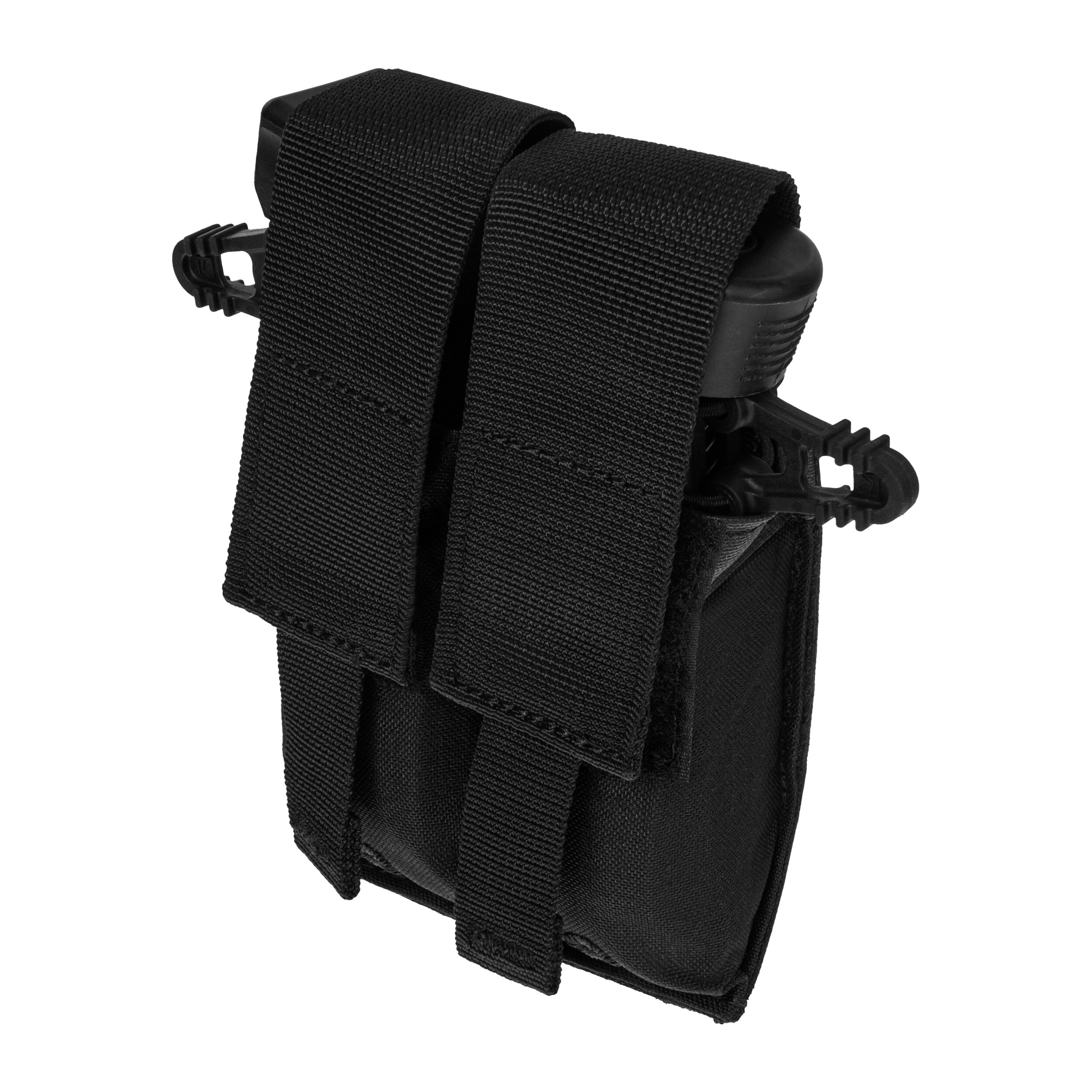 Dvojitá sumka Lindnerhof na malé zásobníky PA004 – Black