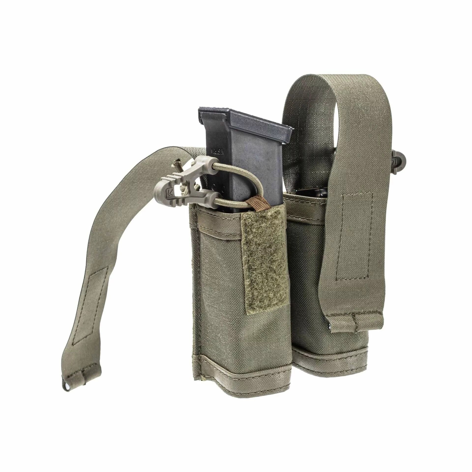 Dvojitá sumka Lindnerhof na malé zásobníky MX762-2 – Stone Grey