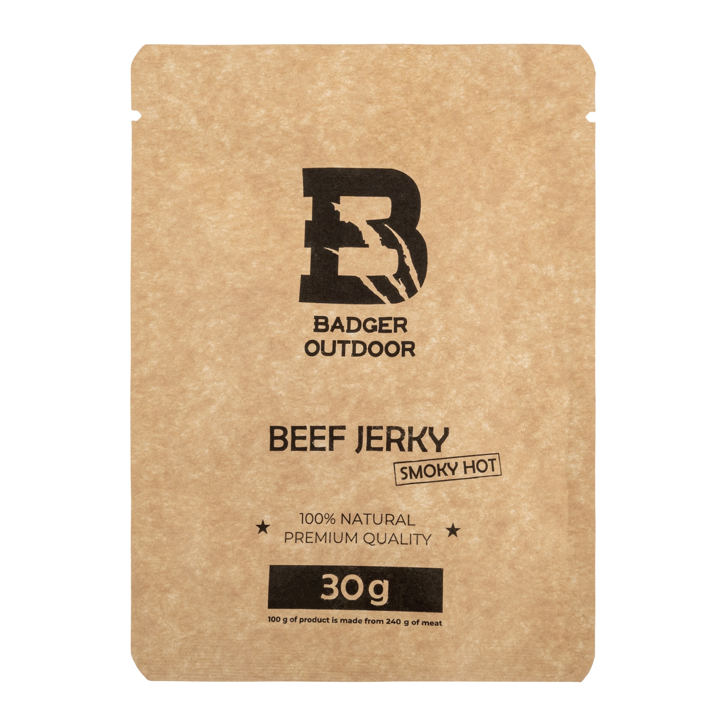 Sušené hovězí maso Badger Outdoor Beef Jerky Hot 30 g – 3 ks