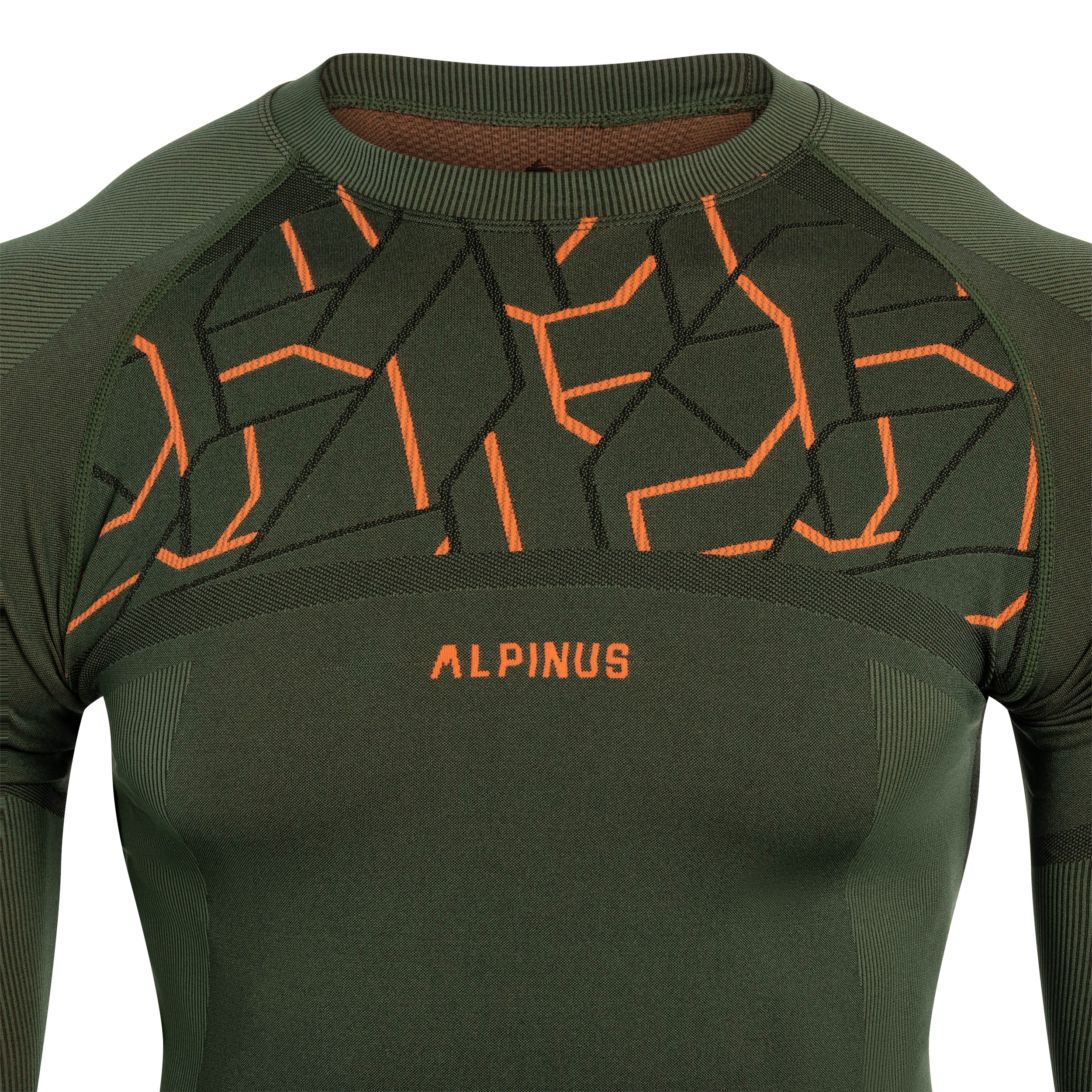 Termoaktivní spodní prádlo Alpinus Gausdal – zelené / oranžové