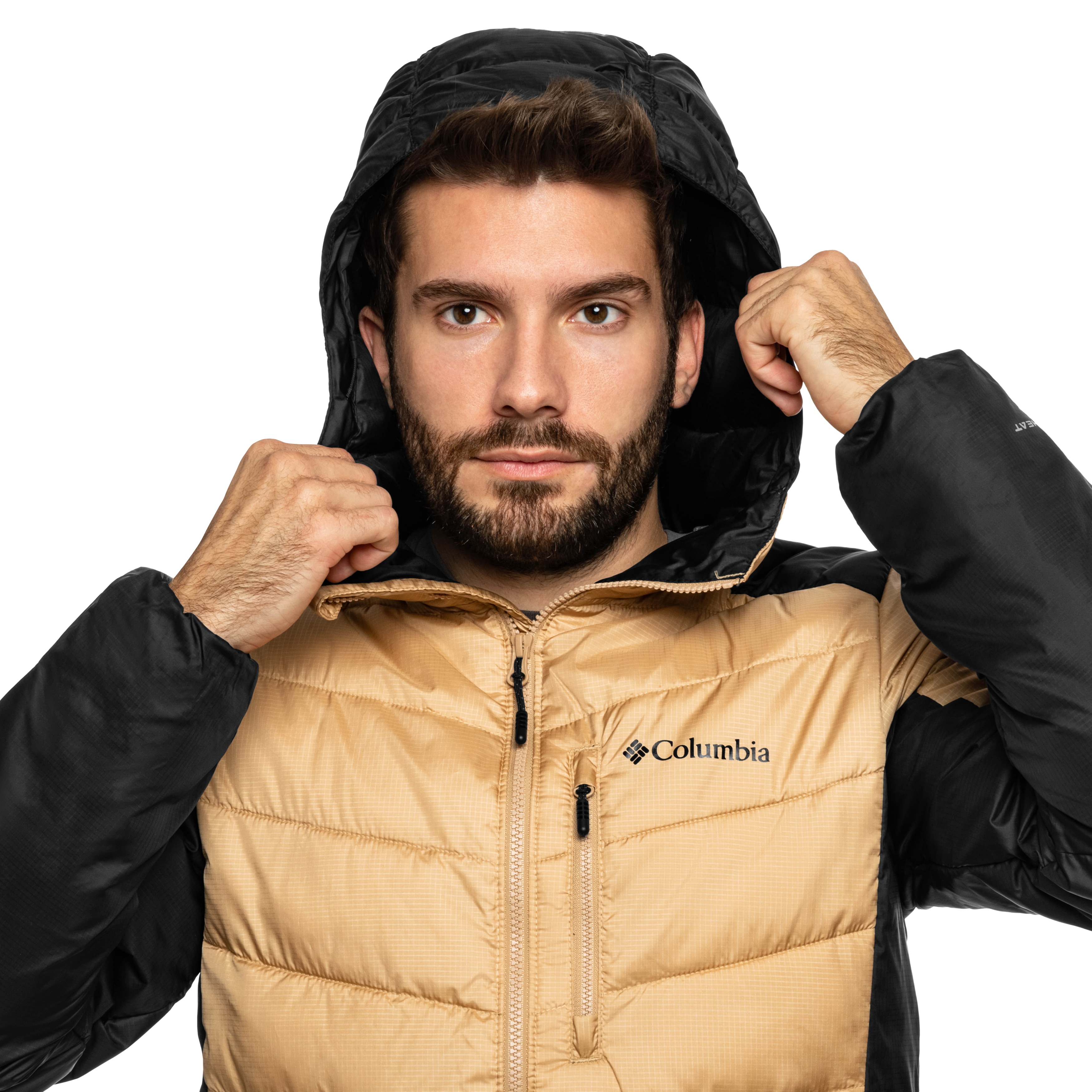 Bunda Columbia Labyrinth Loop II Insulated Hooded - Canoe/Black