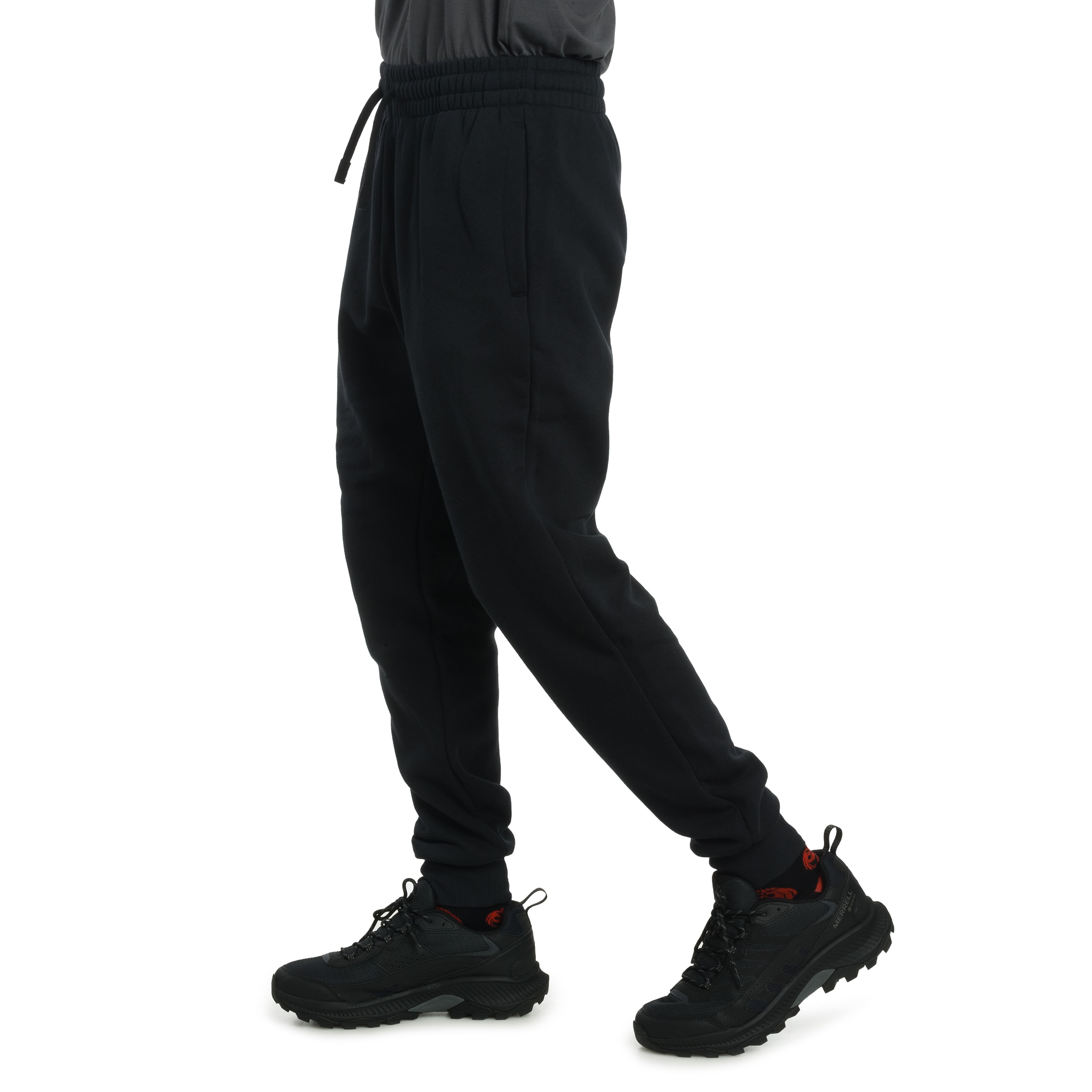 Kalhoty Under Armour Jogger Icon Fleece - Black/White