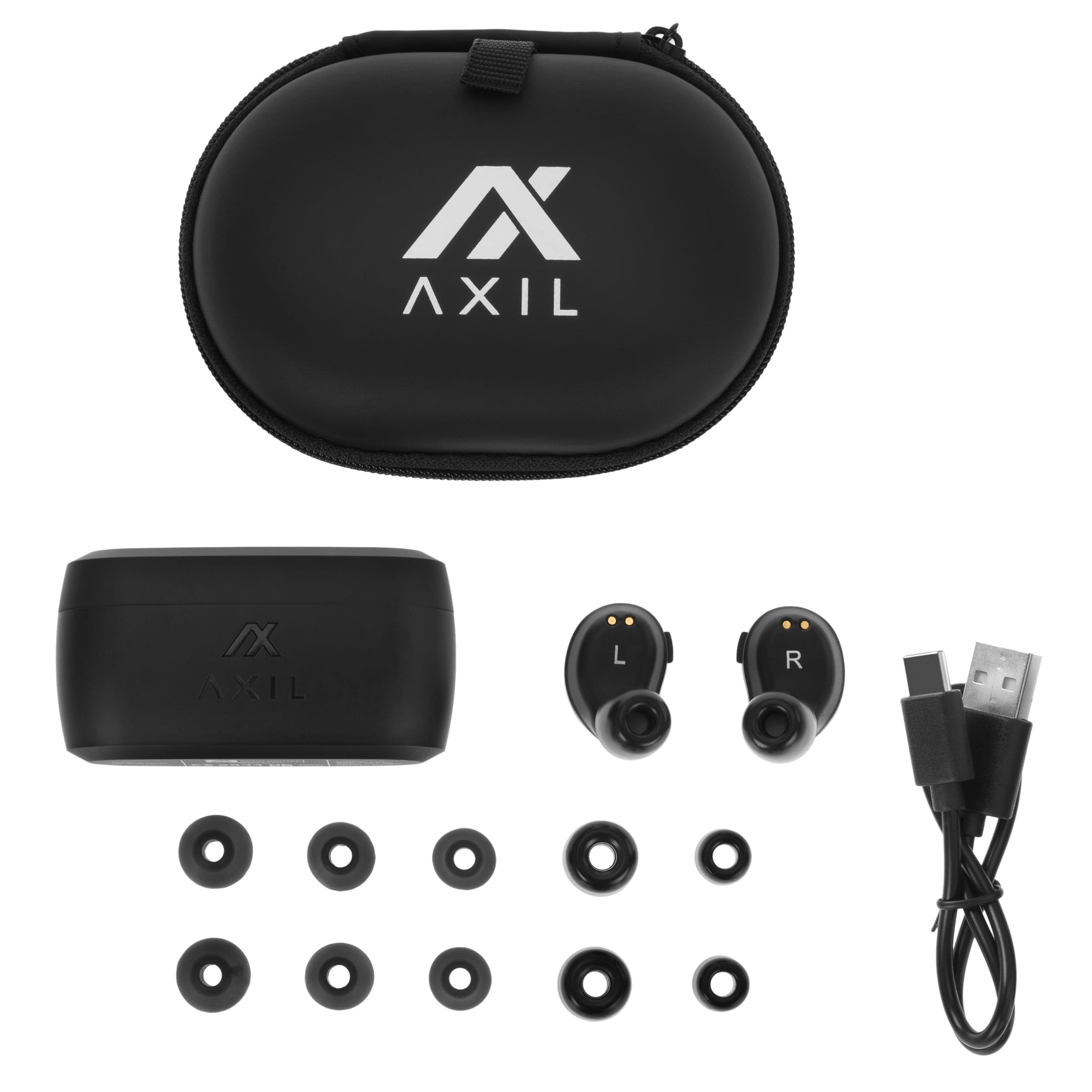 Aktivní chrániče sluchu Axil XCor – Black