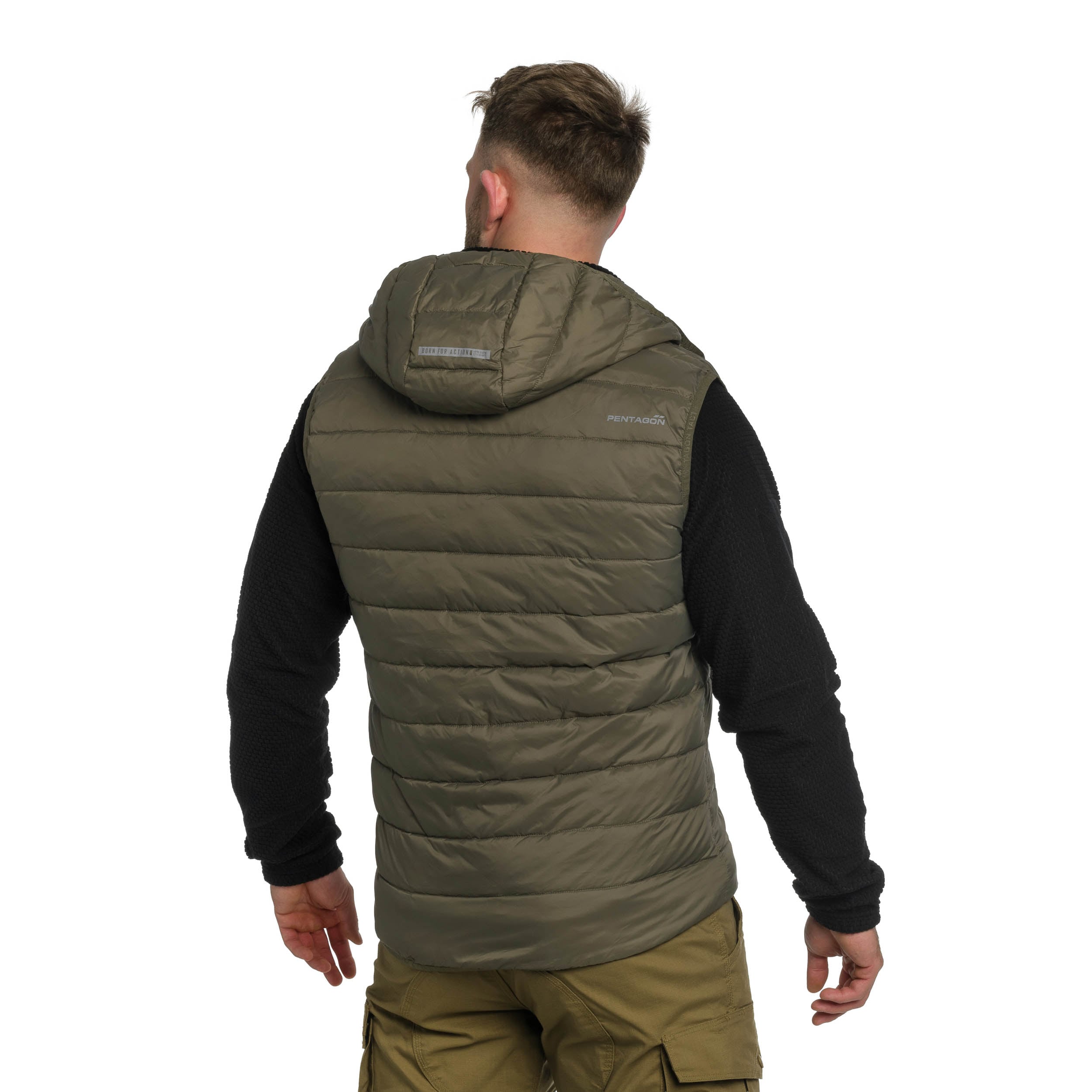 Bezrukávník Pentagon Aurora Hood Vest 2.0 – RAL 7013